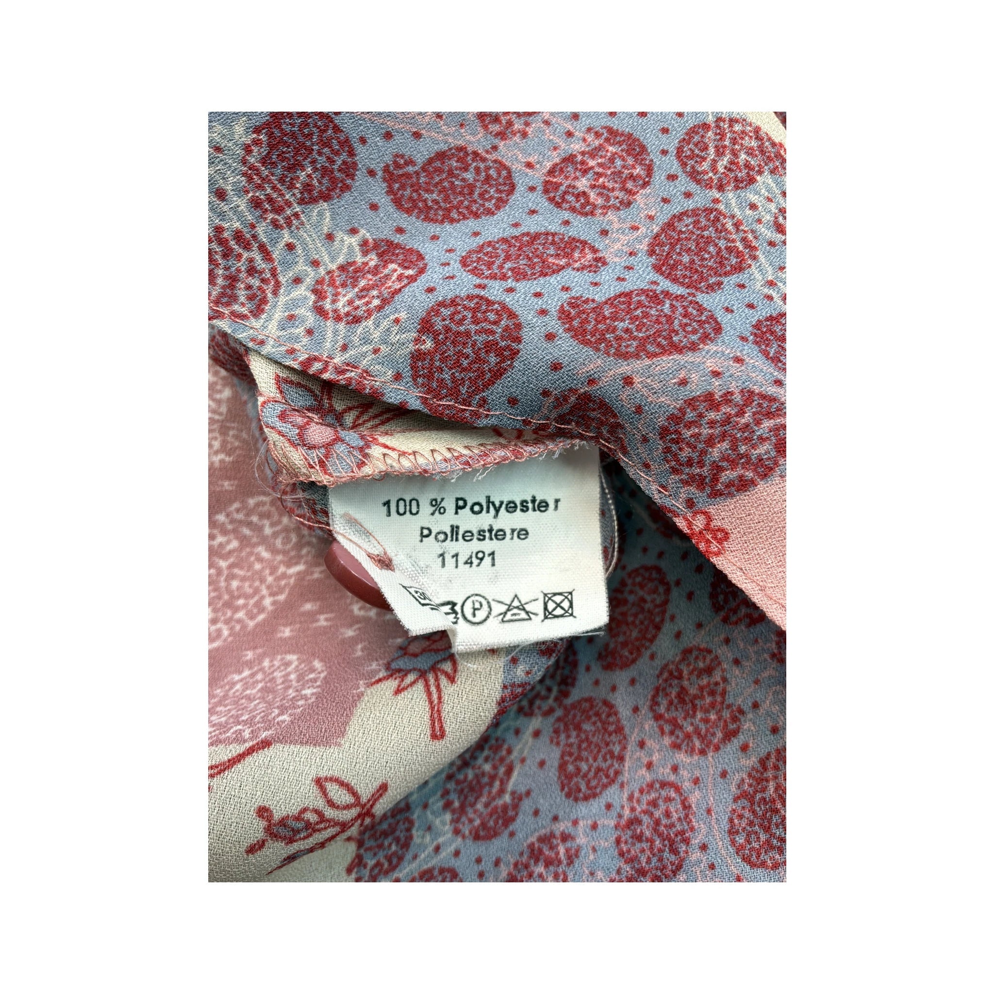 Arizona Patchwork Print Bell Sleeve Blouse