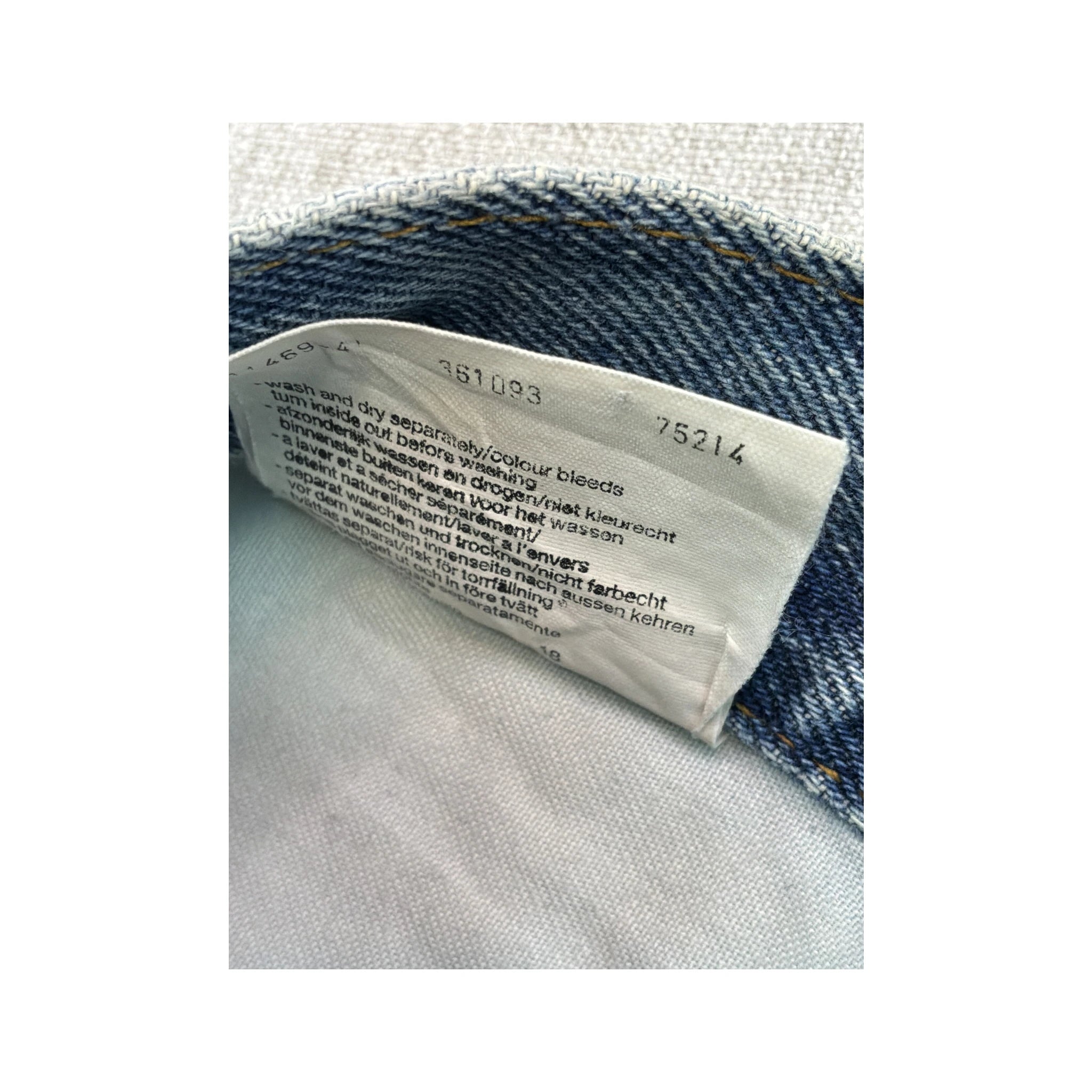 Lee Riders Vintage Light Wash Cotton Straight Leg Jeans