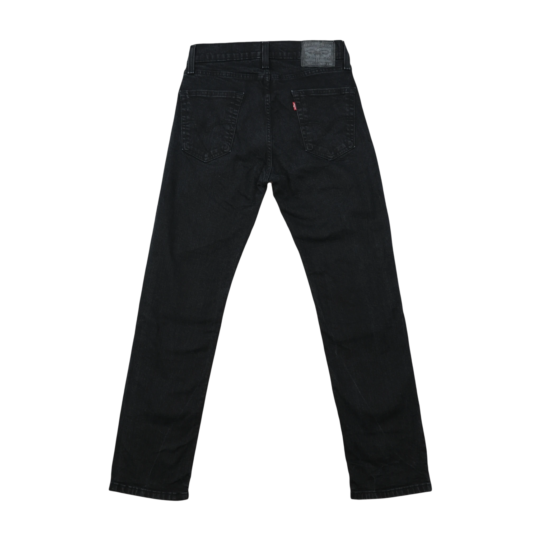 Levi’s Black Denim Straight Leg Jeans