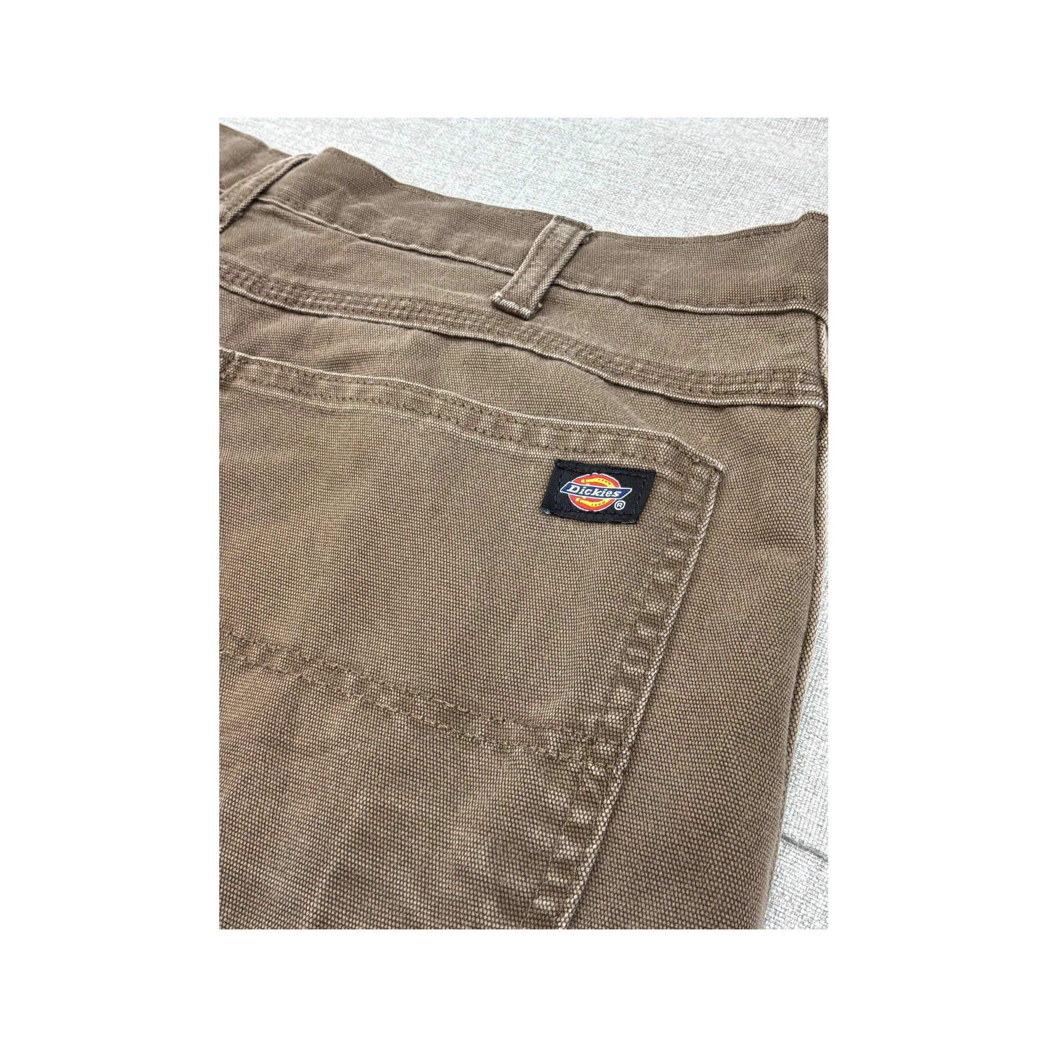 Chinos utilitários de trabalho Dickies FLEX castanhos