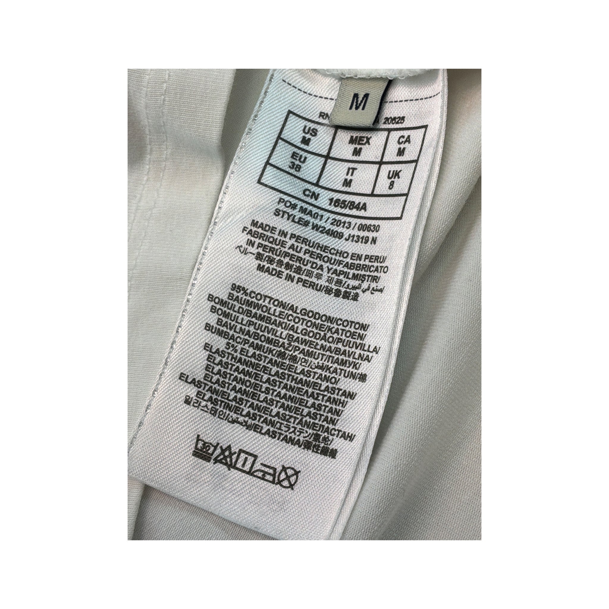 T-shirt Guess de Manga Comprida com decote em V e estampado gráfico