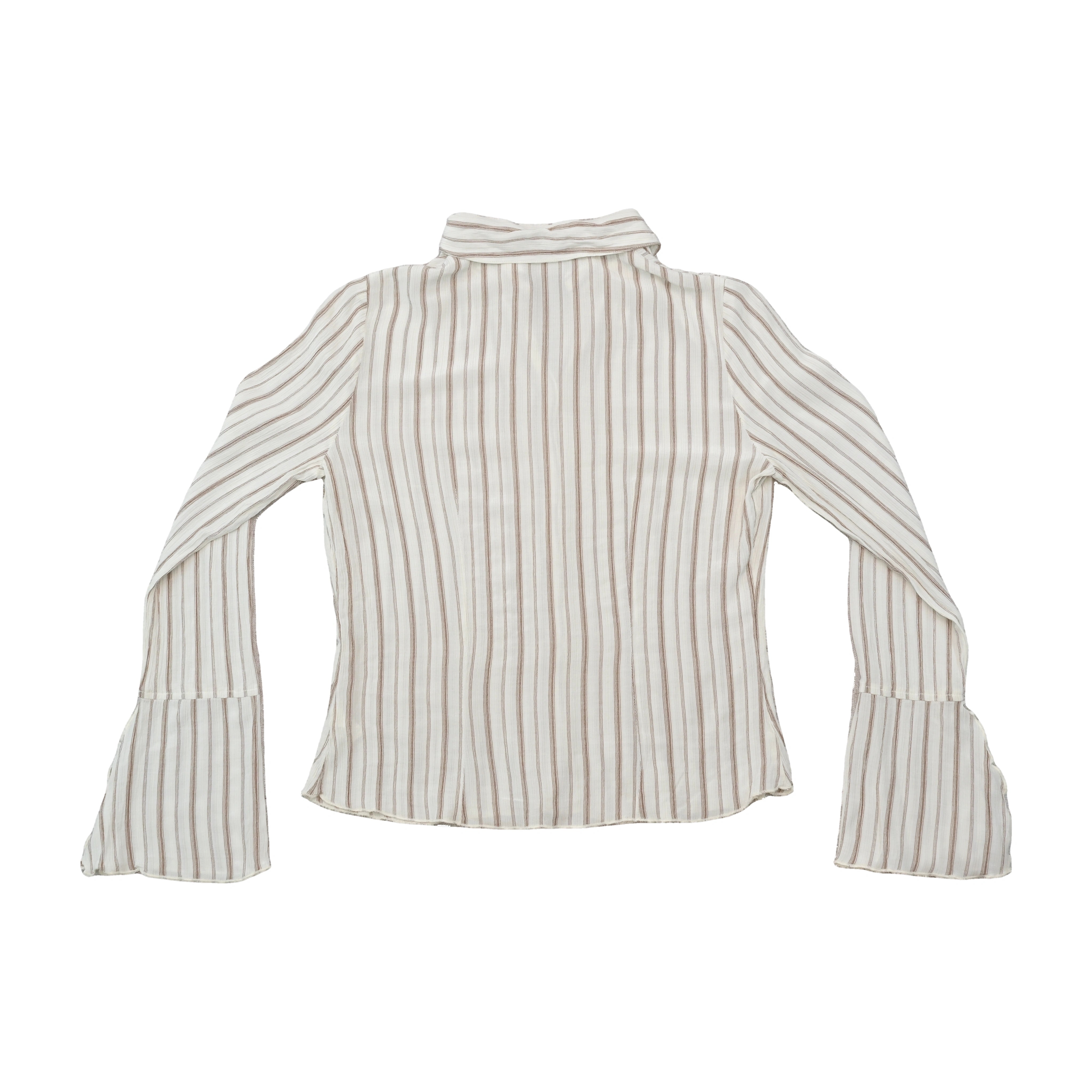 Pimkie Striped Flare Sleeve Blouse