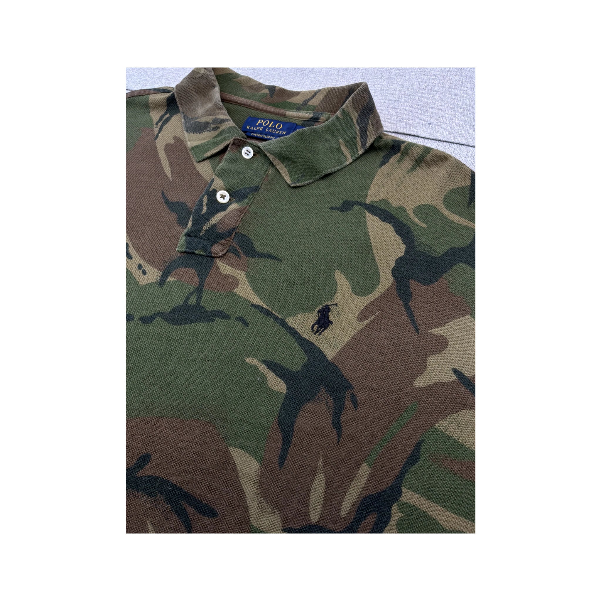 Polo Ralph Lauren Camouflage Cotton Piqué Polo Shirt