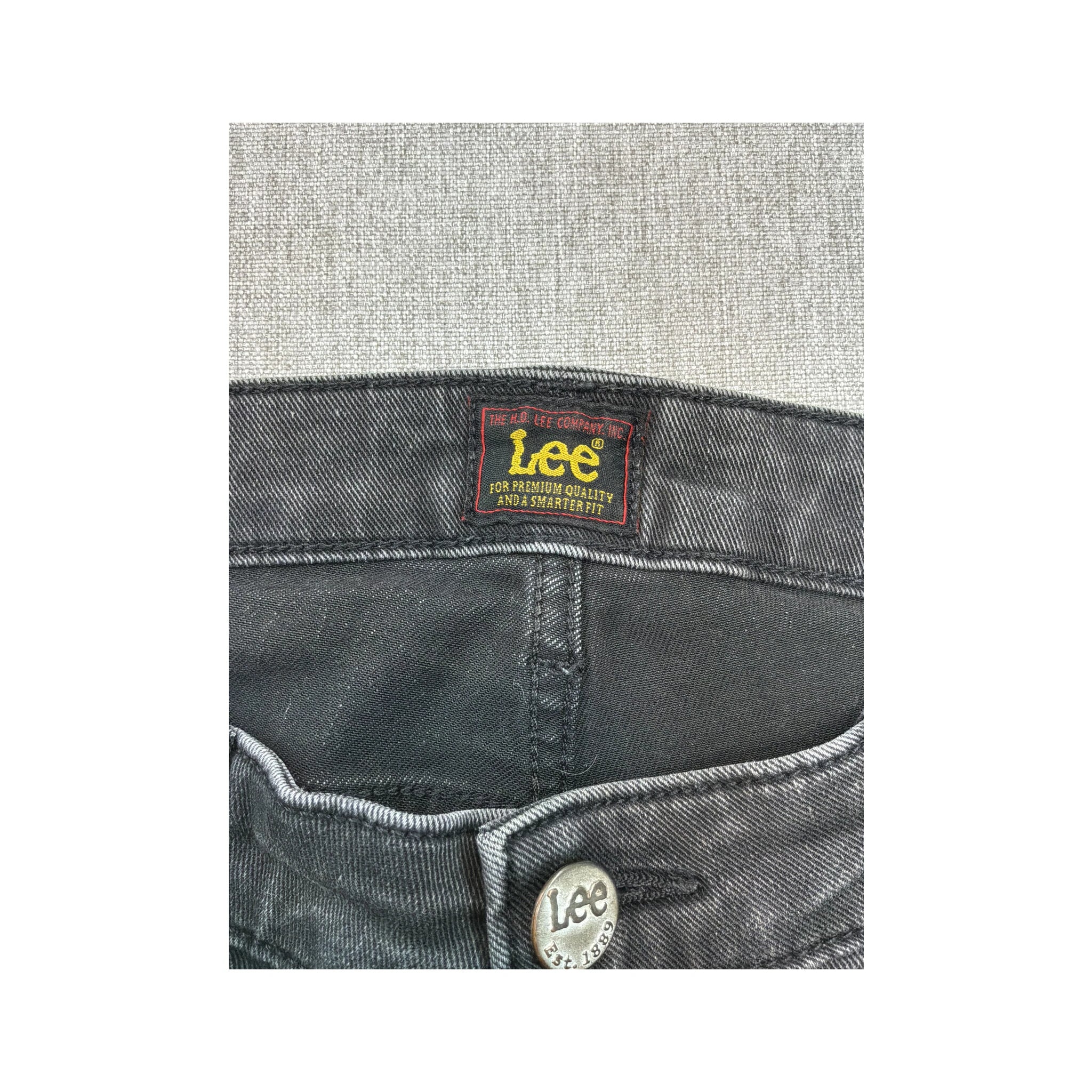 Lee Black Slim Fit Stretch Jeans