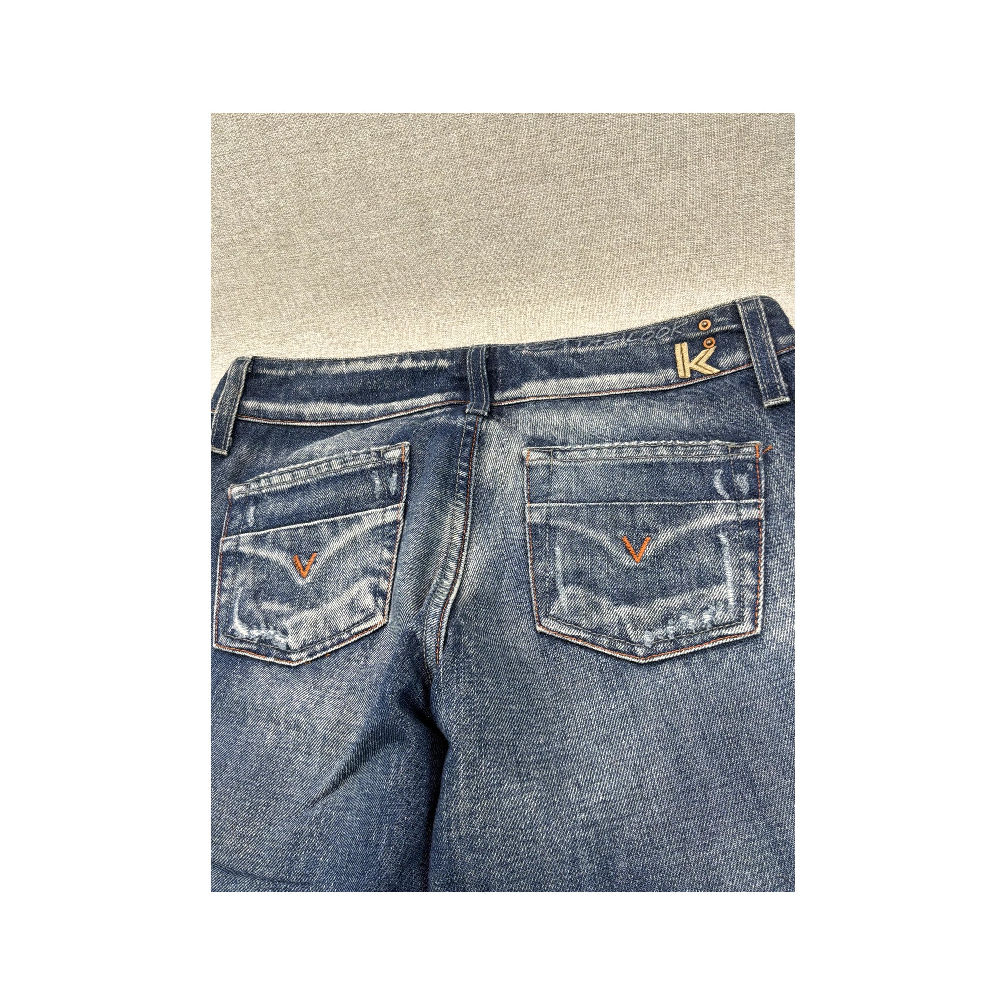 Kocca Distressed Flare Jeans