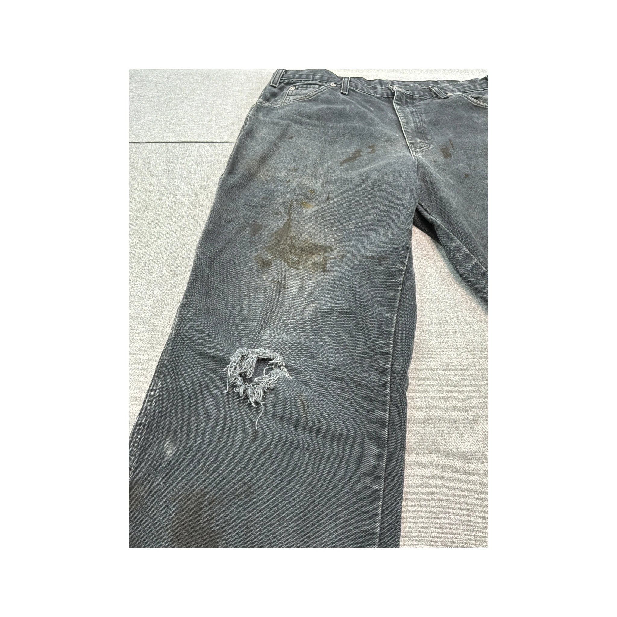 Dickies Vintage Black Distressed Carpenter Jeans