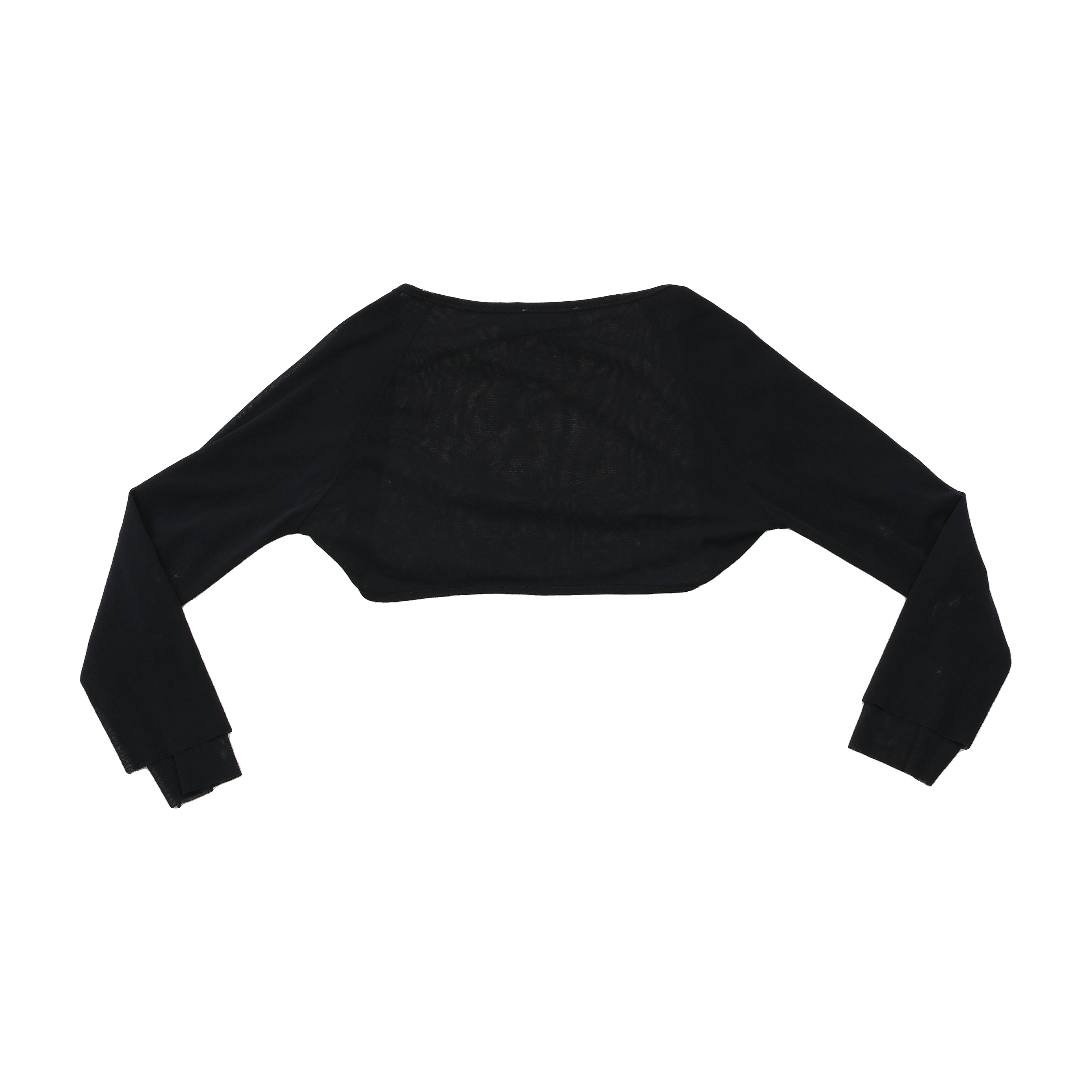 Casaco de malha cropped Gilgamesh Transparente