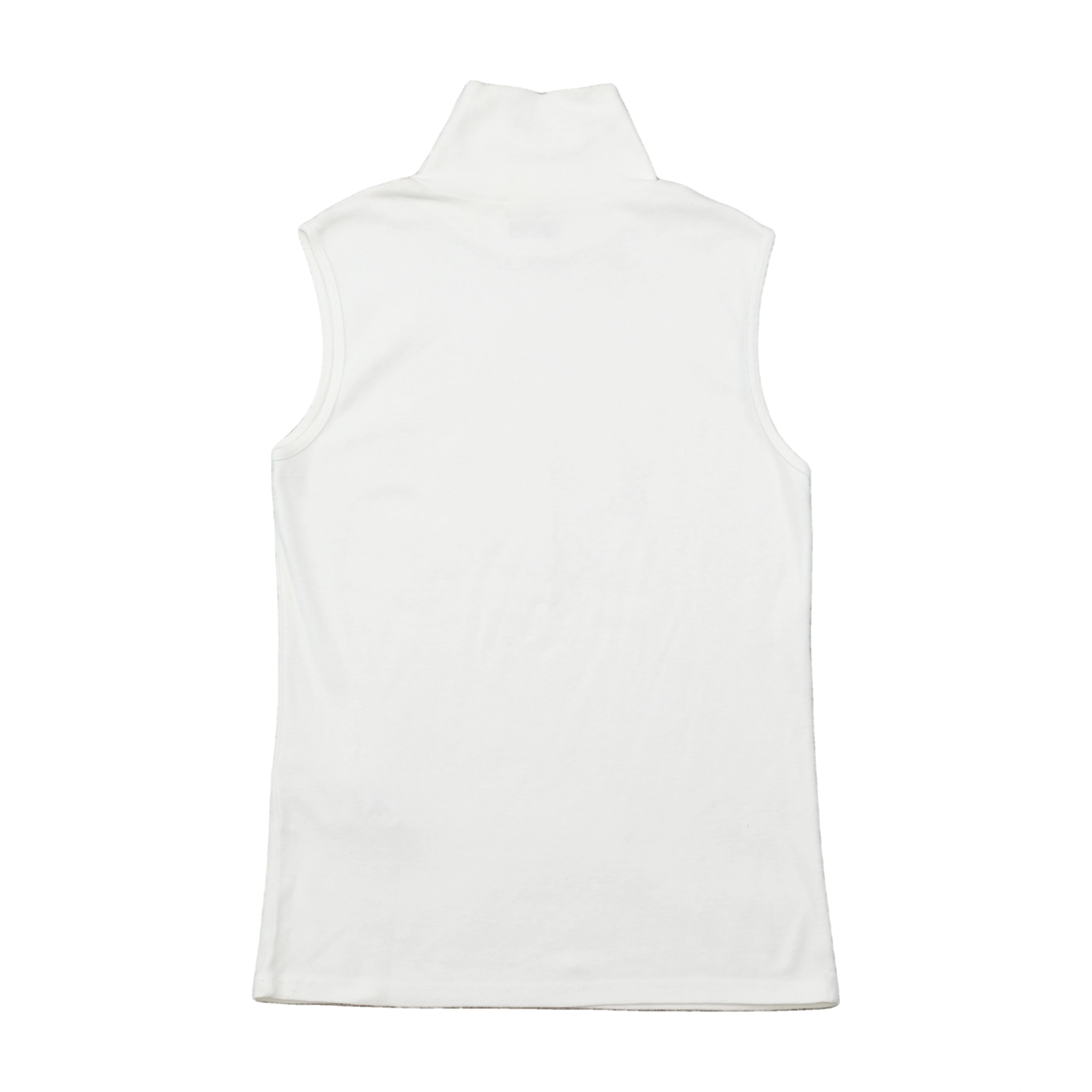 Guess Jeans Sleeveless High Neck Cotton Tank Top