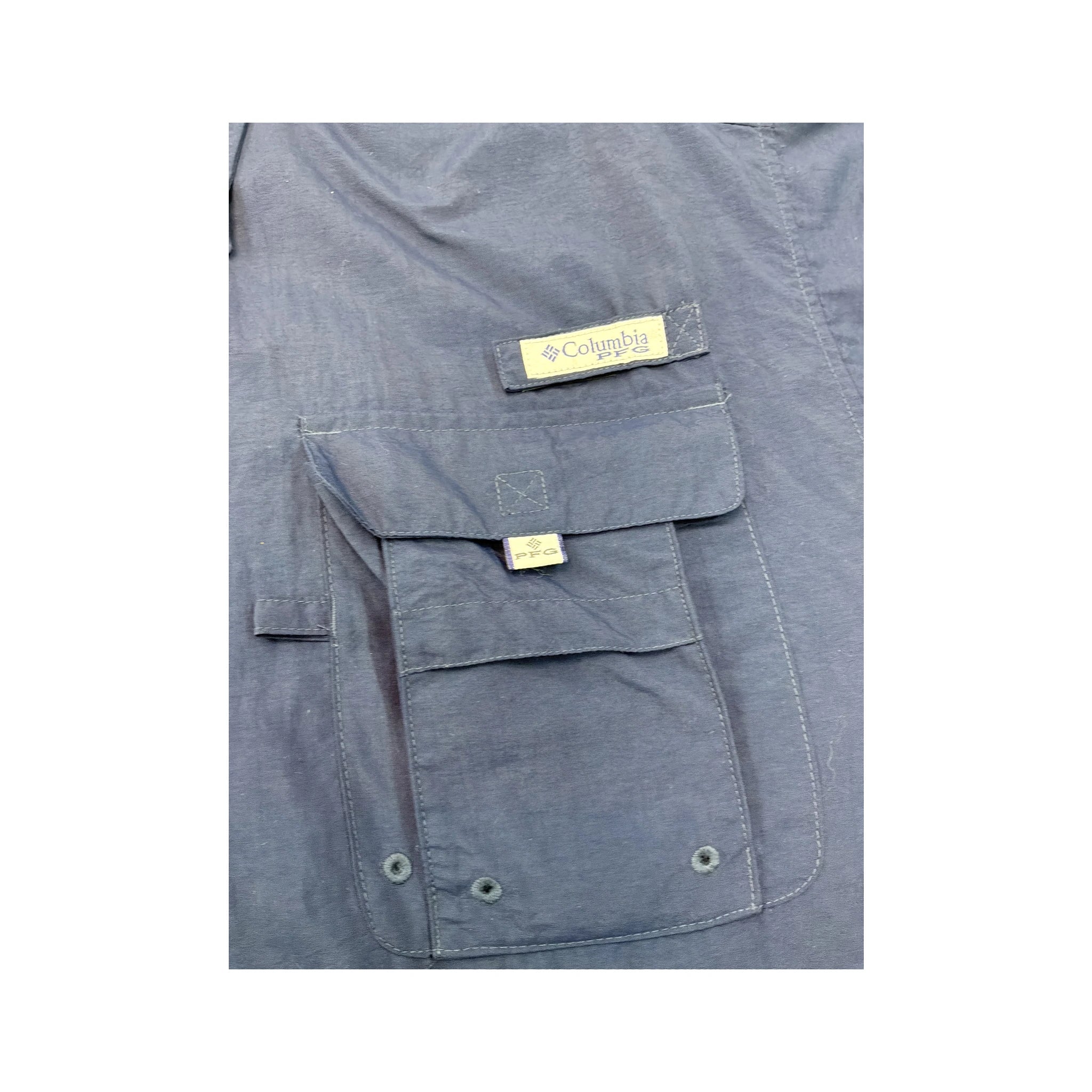 Columbia PFG Omni-Shade Nylon Fishing Button Up Shirt