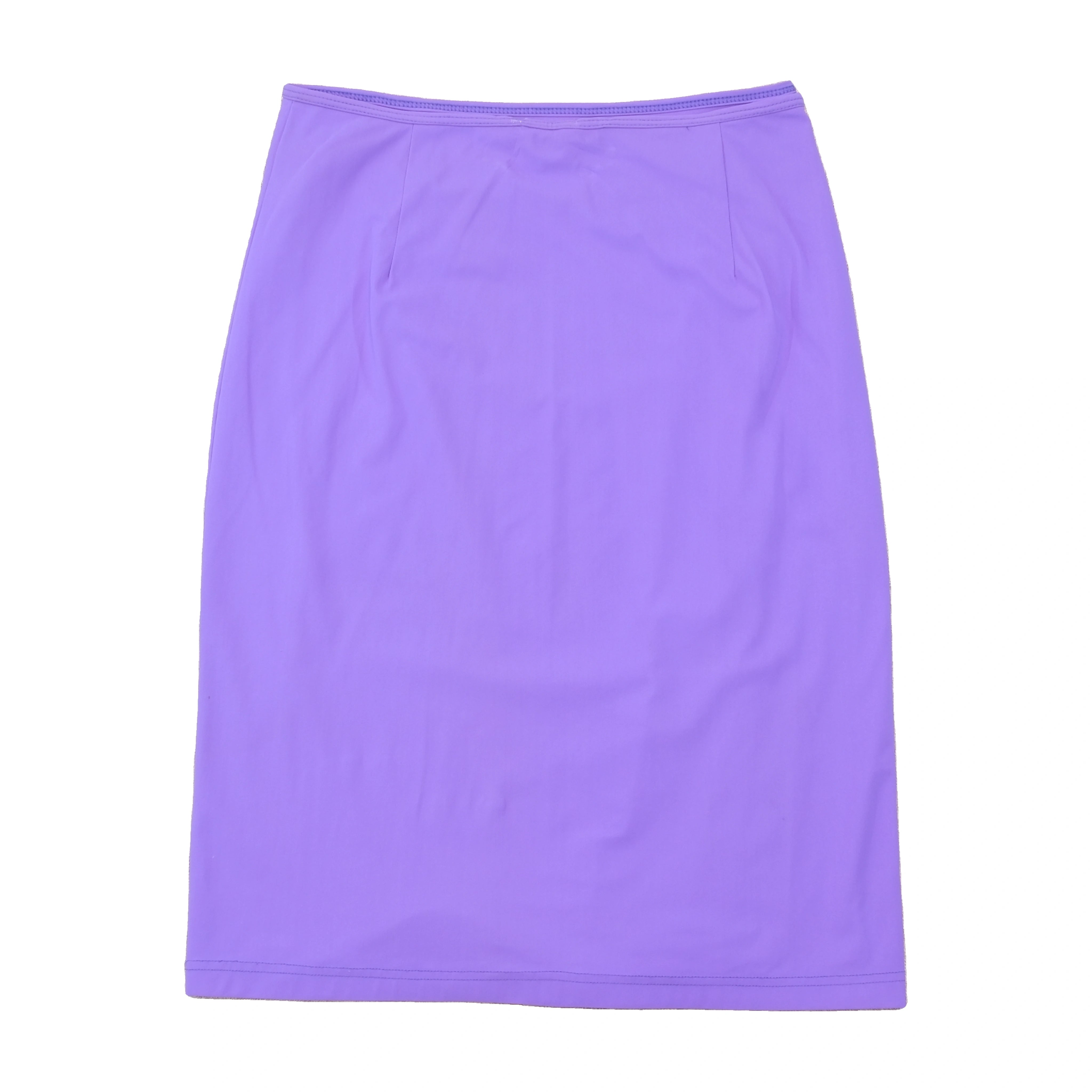 Impronte Purple Mesh Waist Wrap Skirt