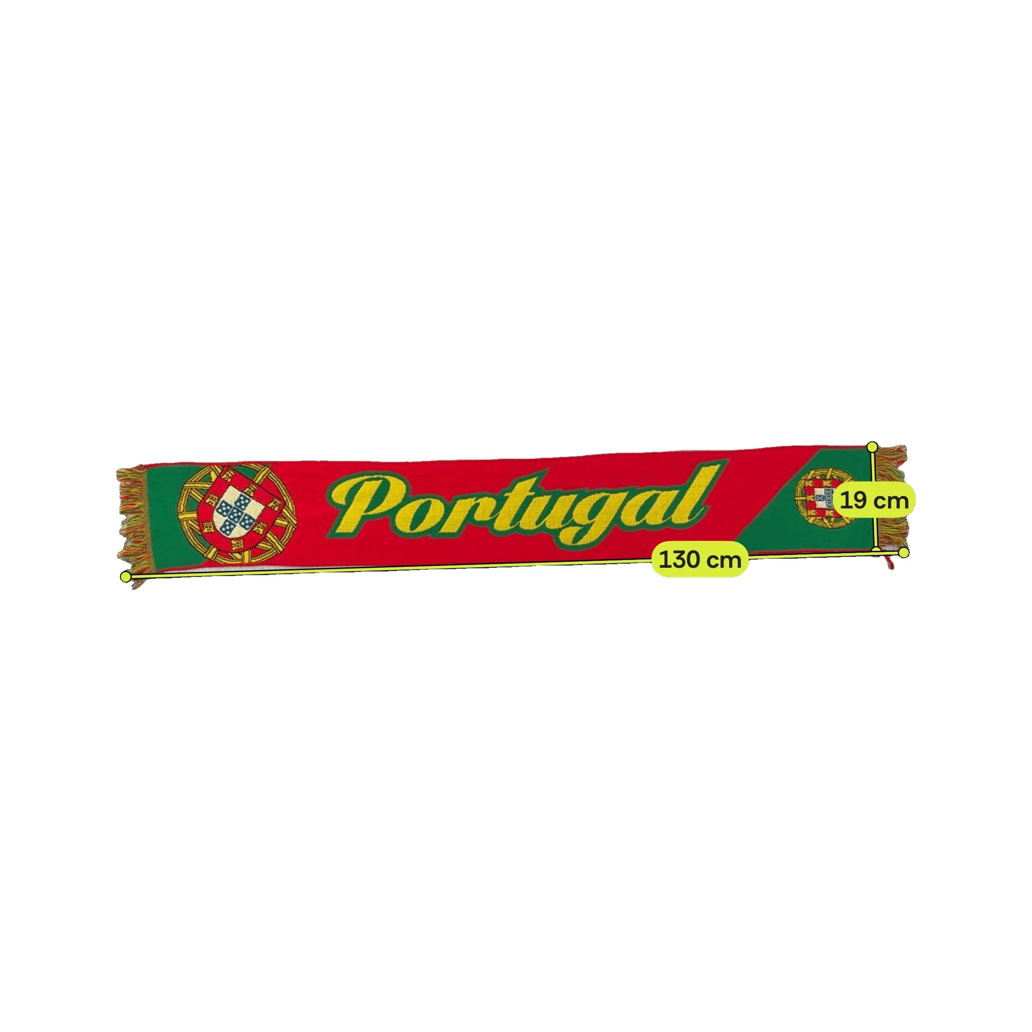 Portugal Crest Knit Scarf