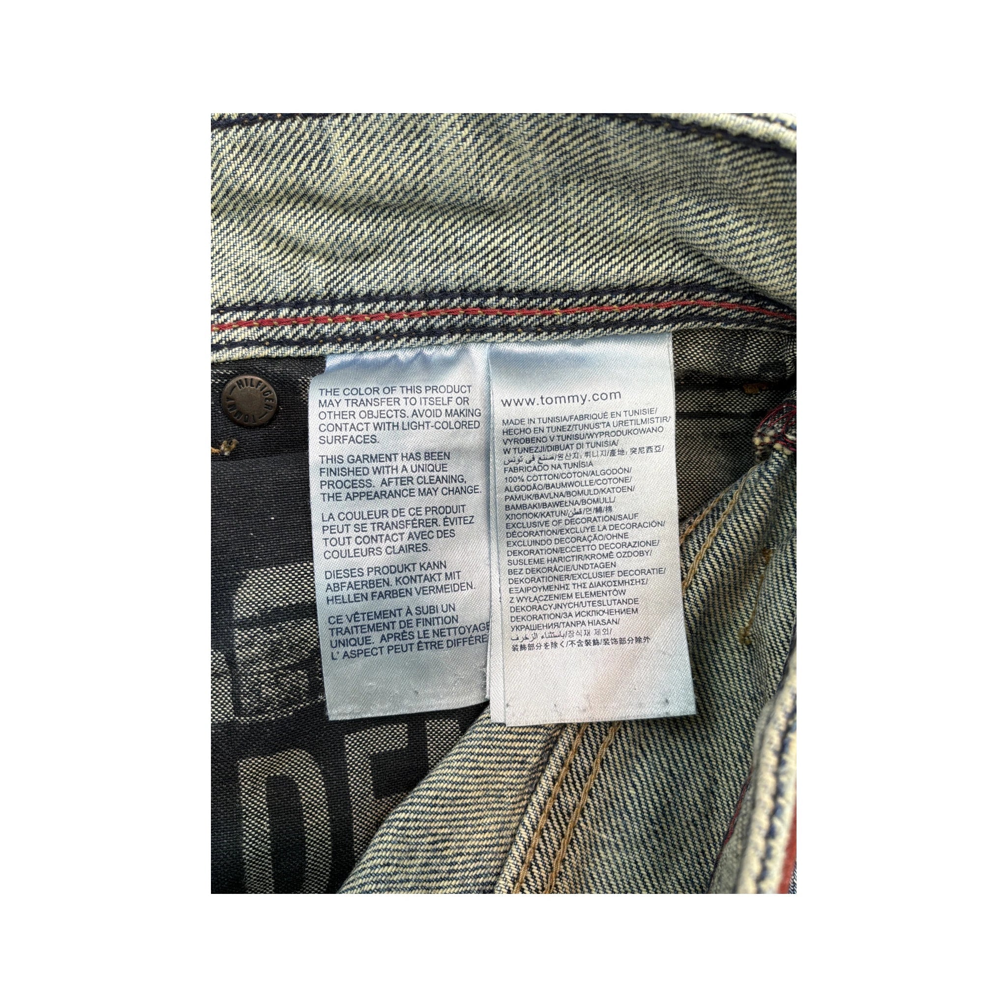 Tommy Hilfiger Vintage Straight Fit Cotton Jeans