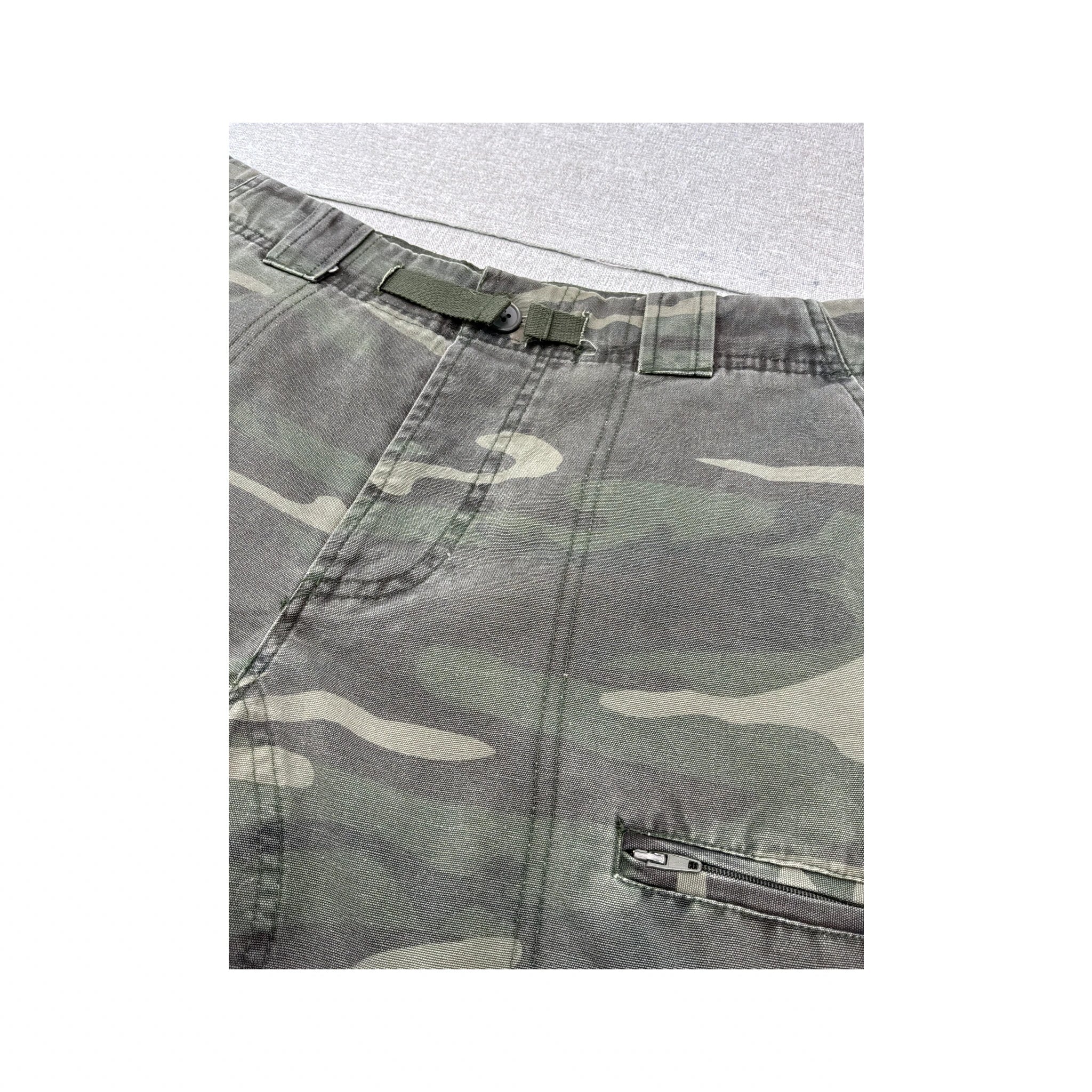 Esse Emme Camouflage Cotton Cargo Shorts