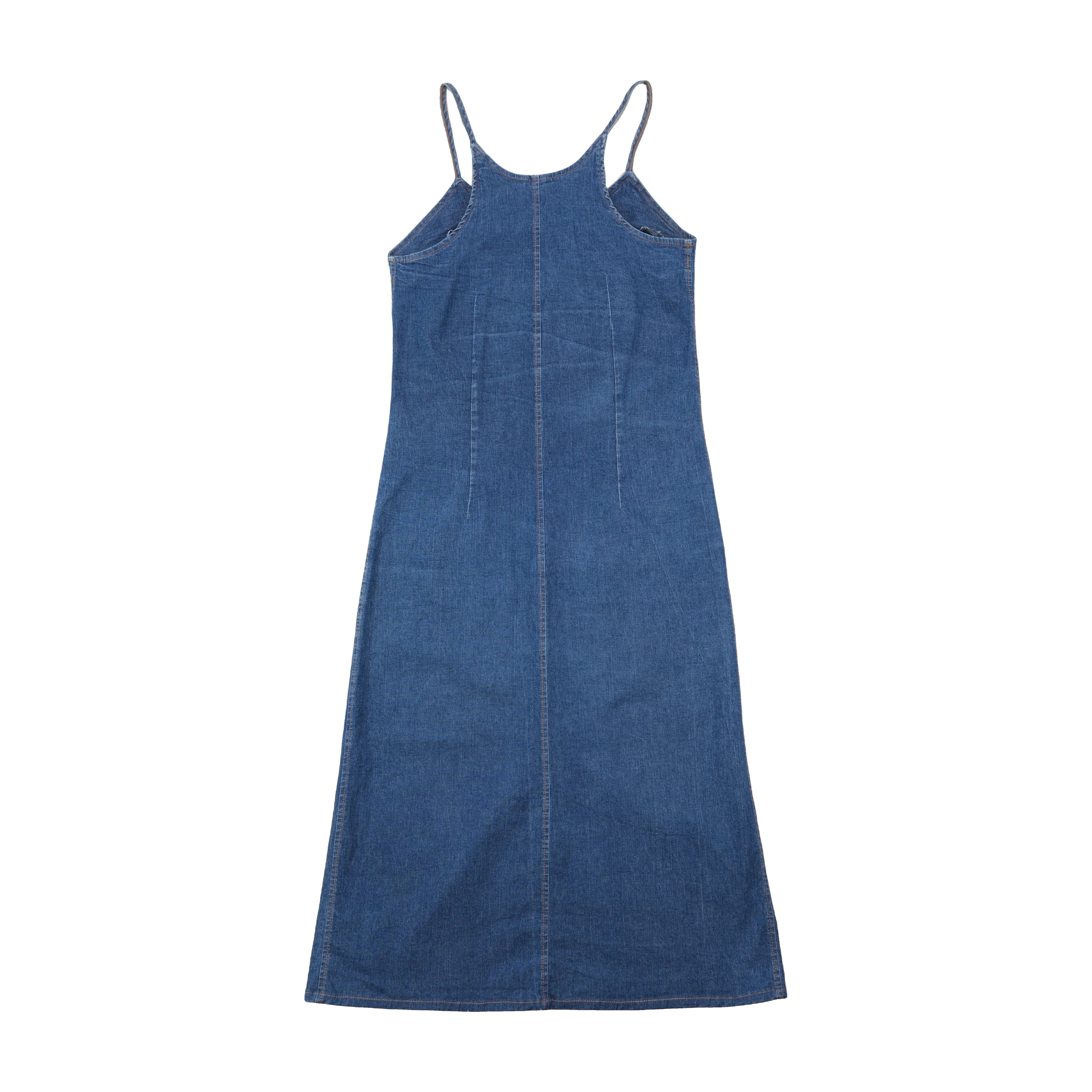 Only Blue Denim Slip Dress