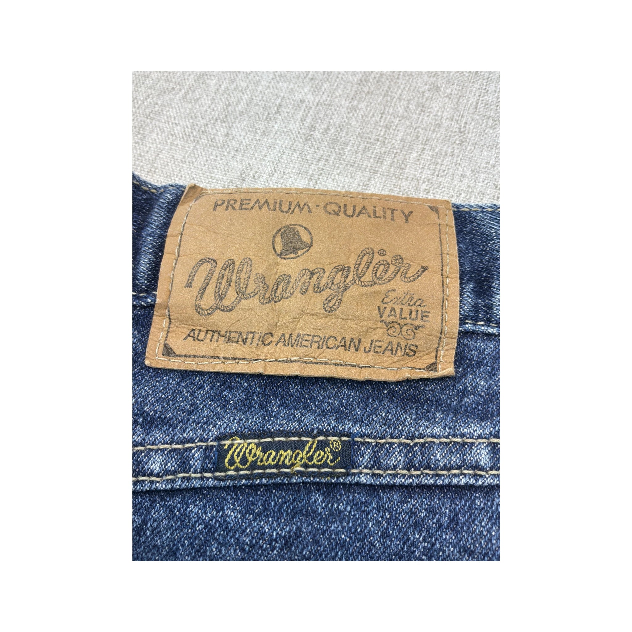 Wrangler Vintage Cotton Denim Mini Skirt