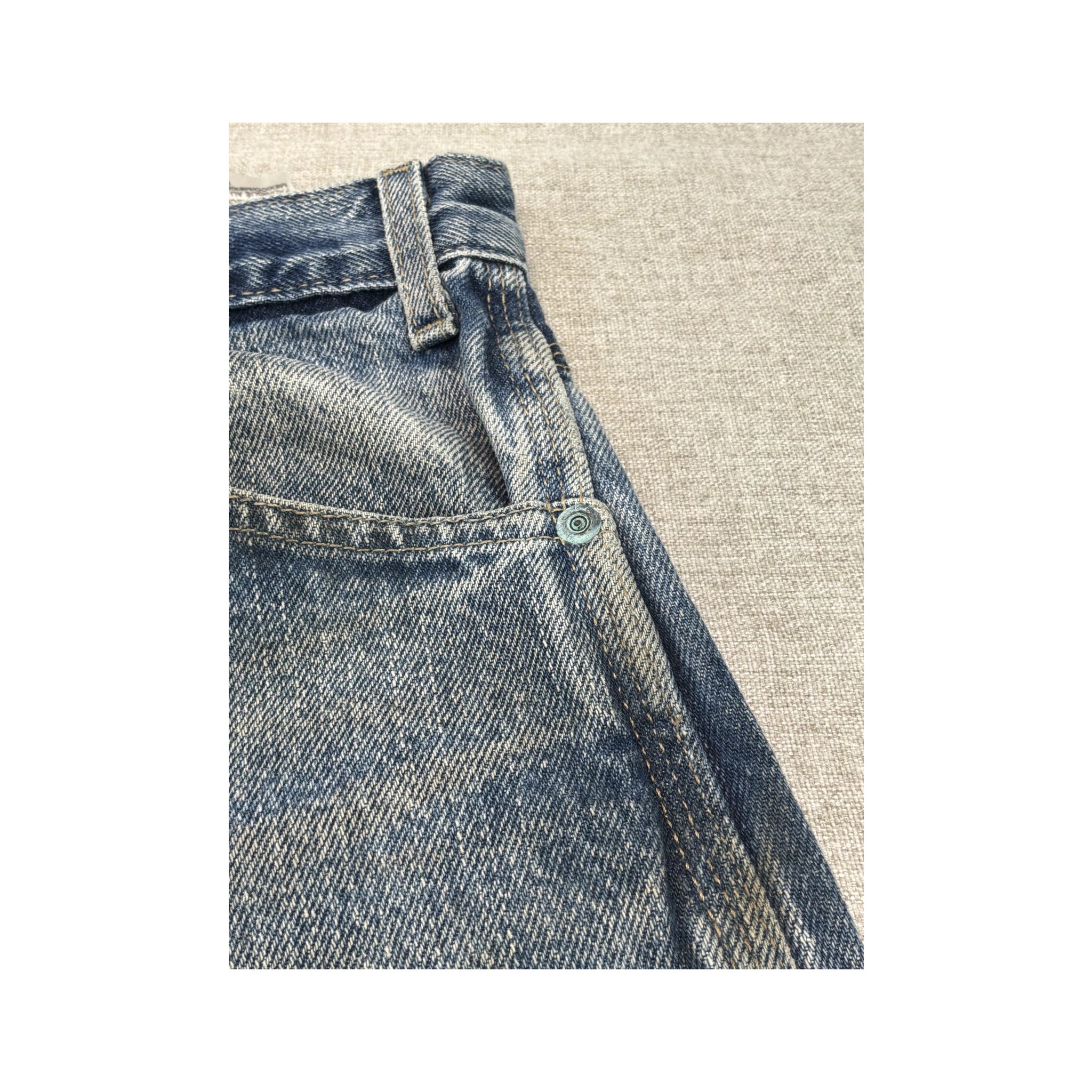 Dickies Vintage Faded Cotton Denim Carpenter Pants