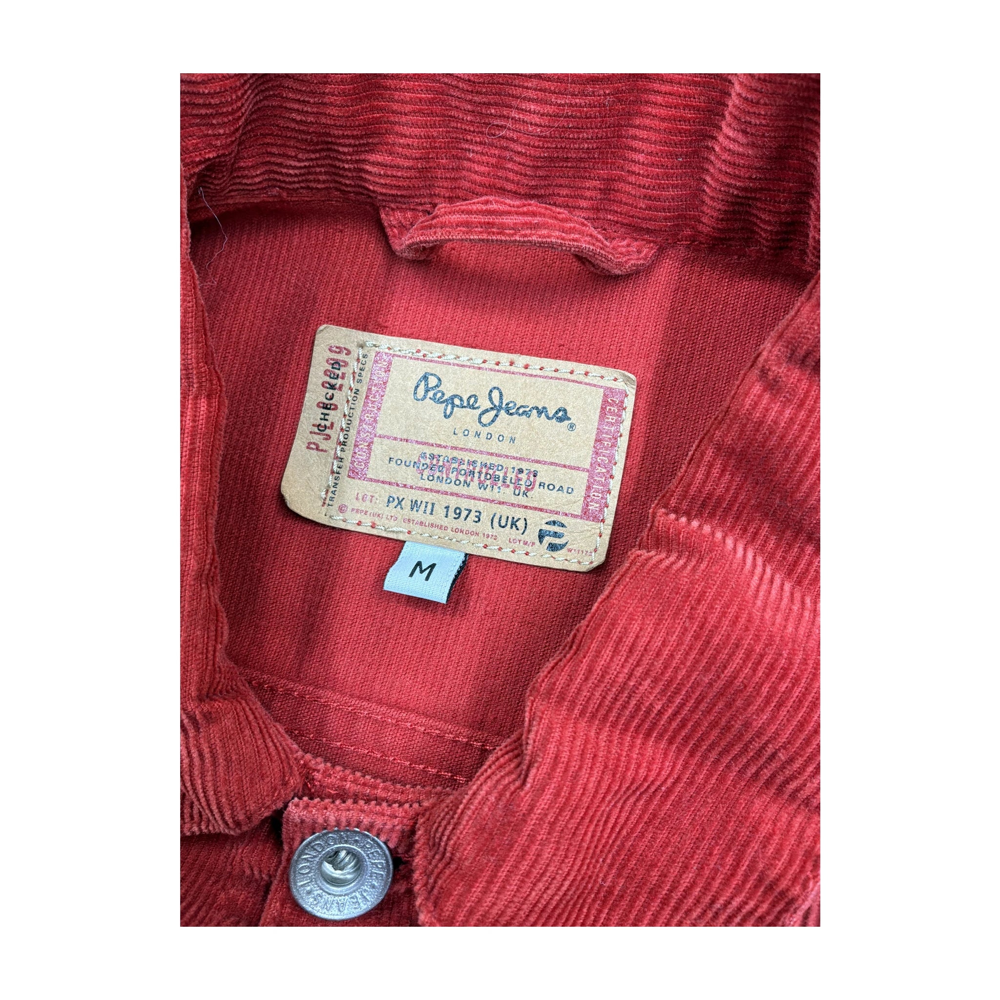 Red Corduroy Jacket