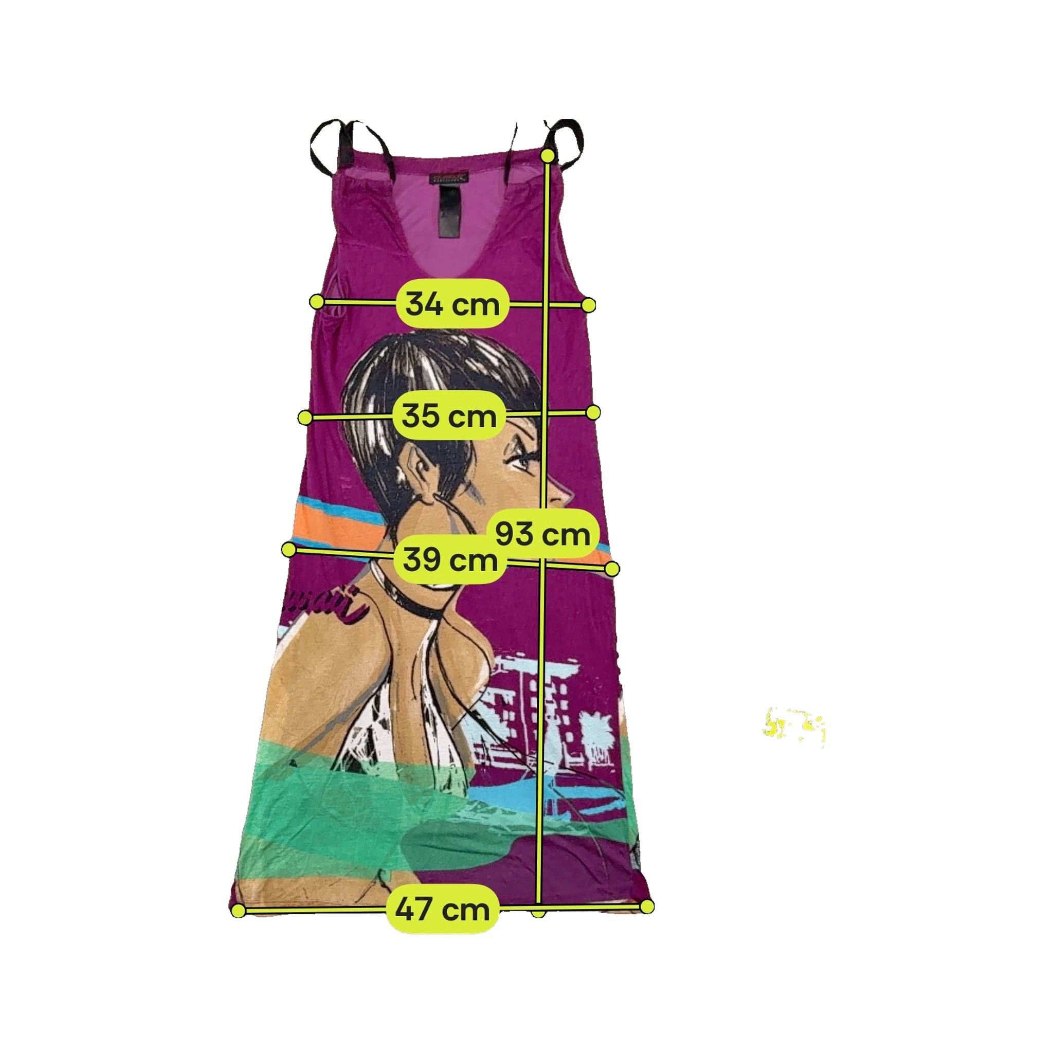 Custo Barcelona Graphic Portrait Dress