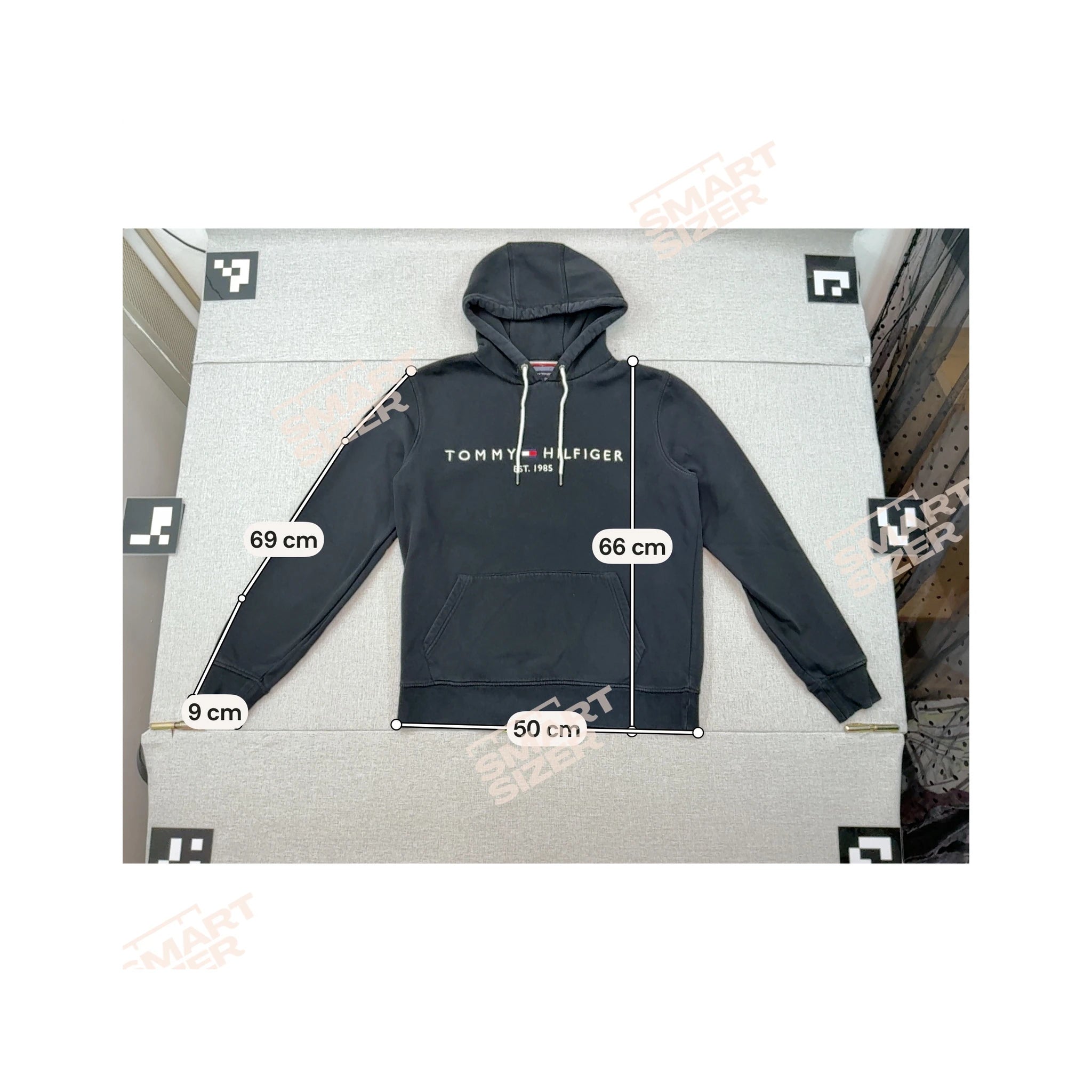 Sweatshirt com capuz Tommy Hilfiger com logótipo Bordado