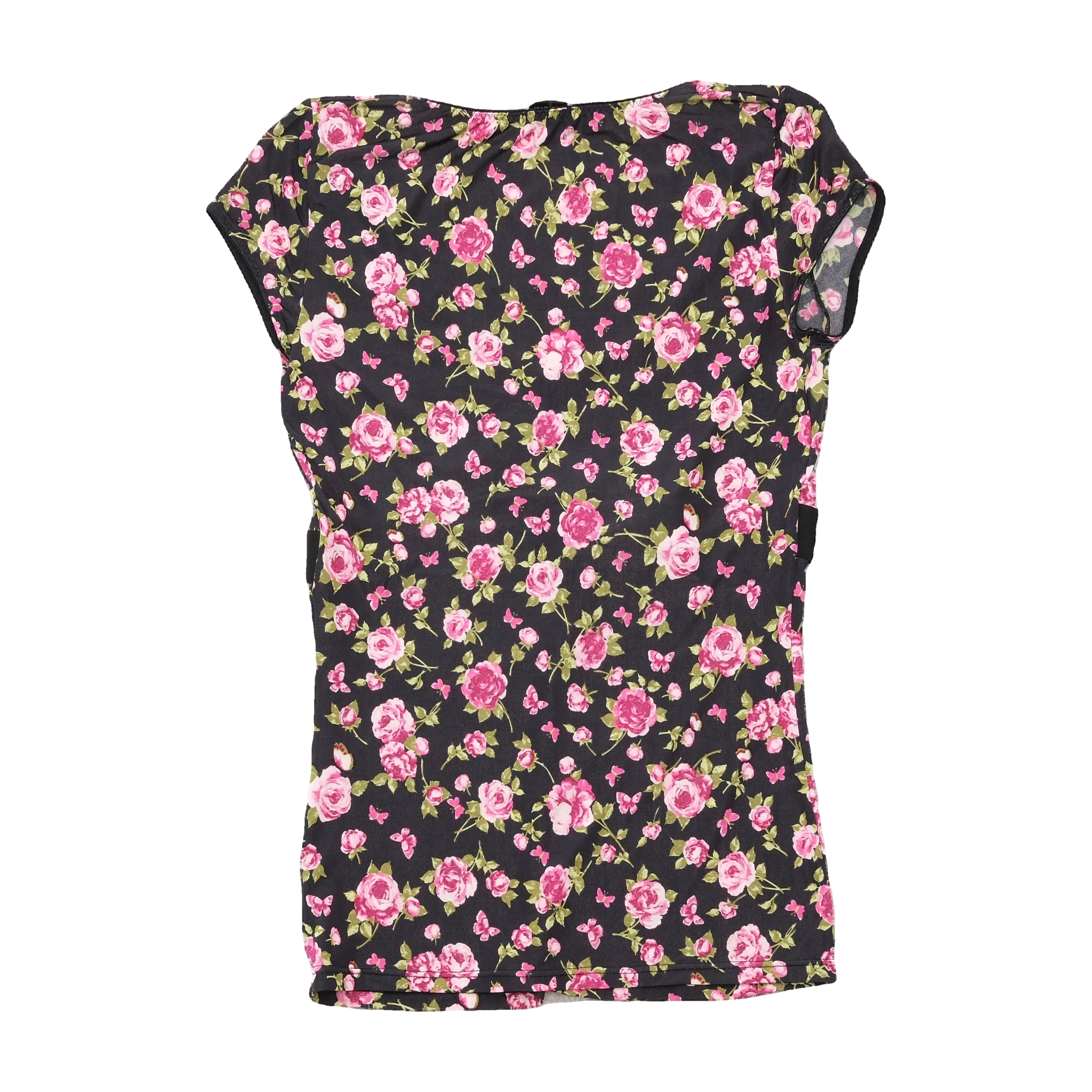 Dolce & Gabbana Floral Logo Waist T-shirt