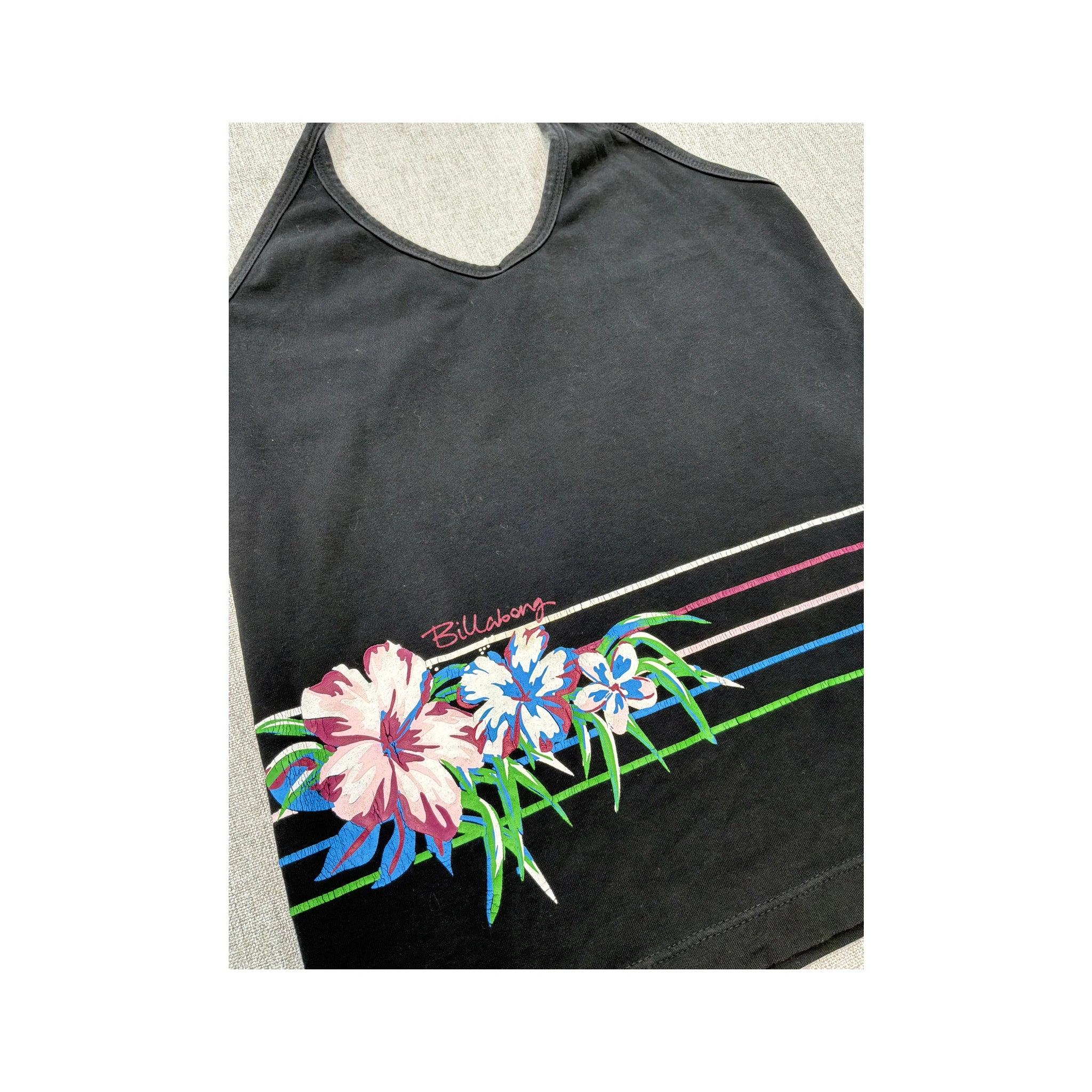 Billabong Tropical Floral Halter Blouse (Repriced)