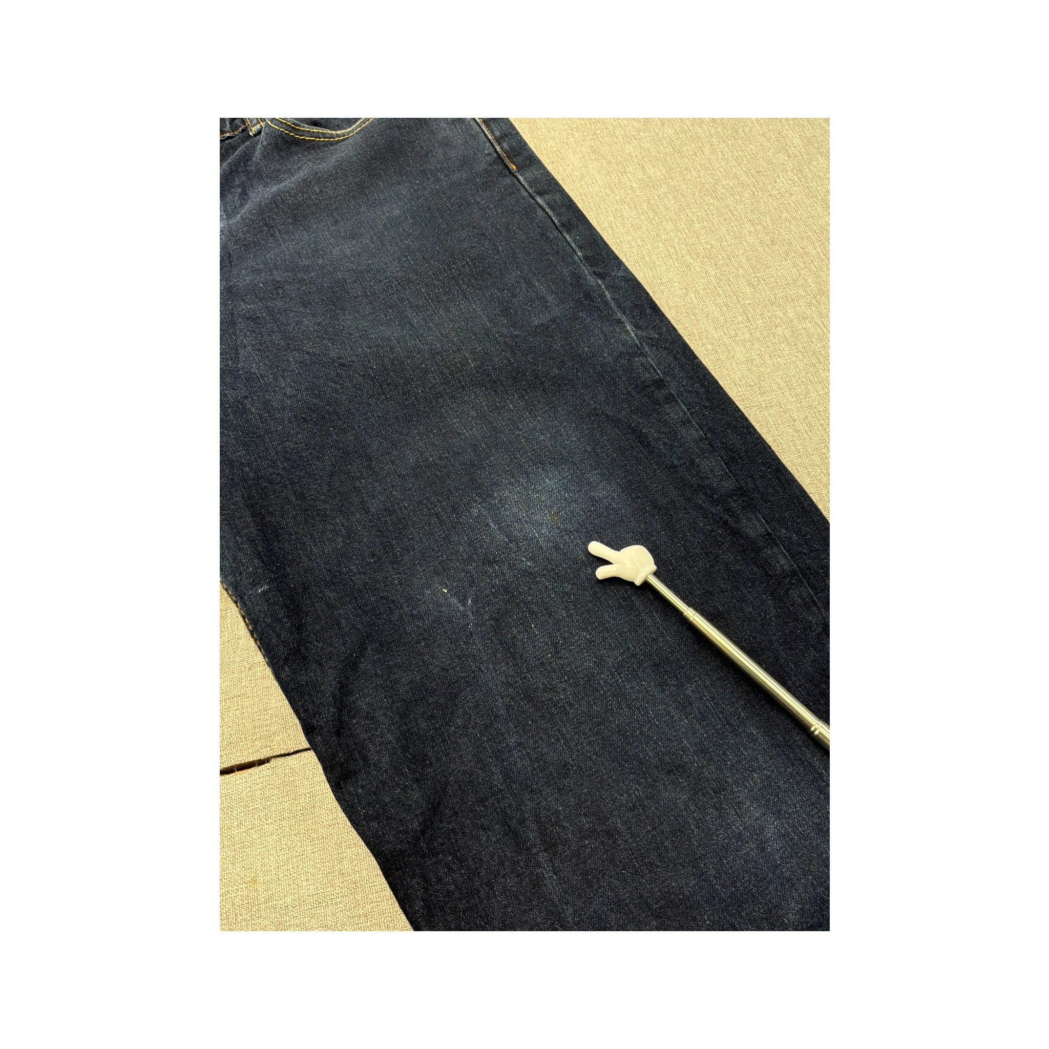 Levi Strauss & Co. Vintage Blue Distressed Straight Leg Jeans