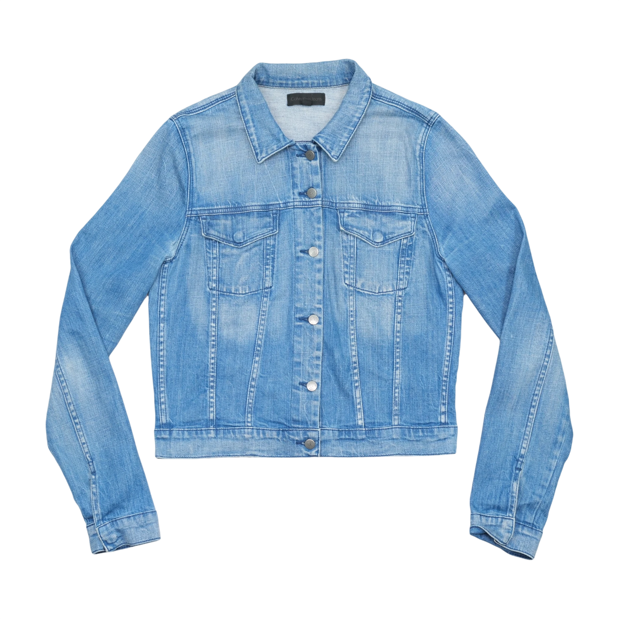 Calvin Klein Jeans Light Wash Denim Trucker Jacket