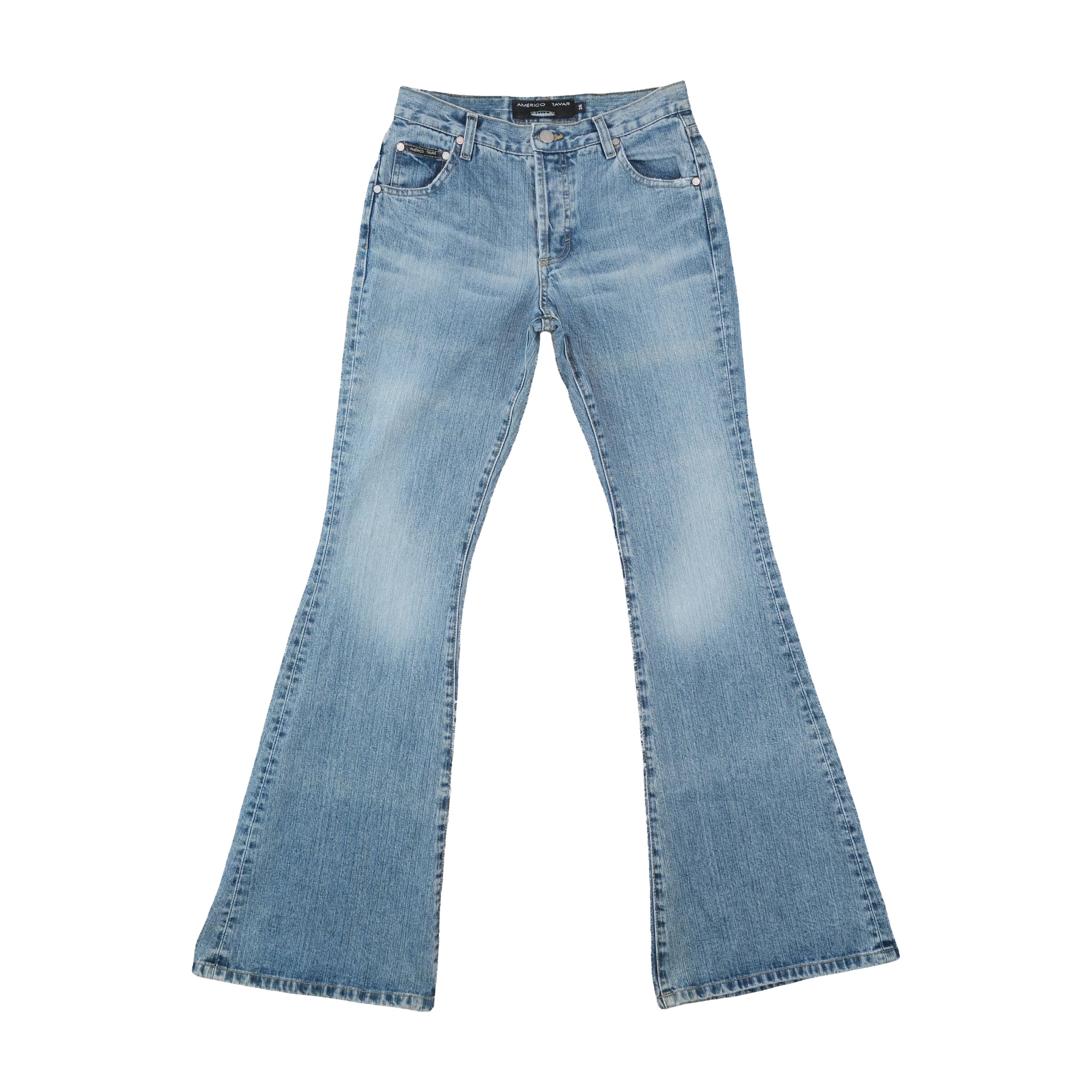 Americo Tavar Light Wash Flared Jeans
