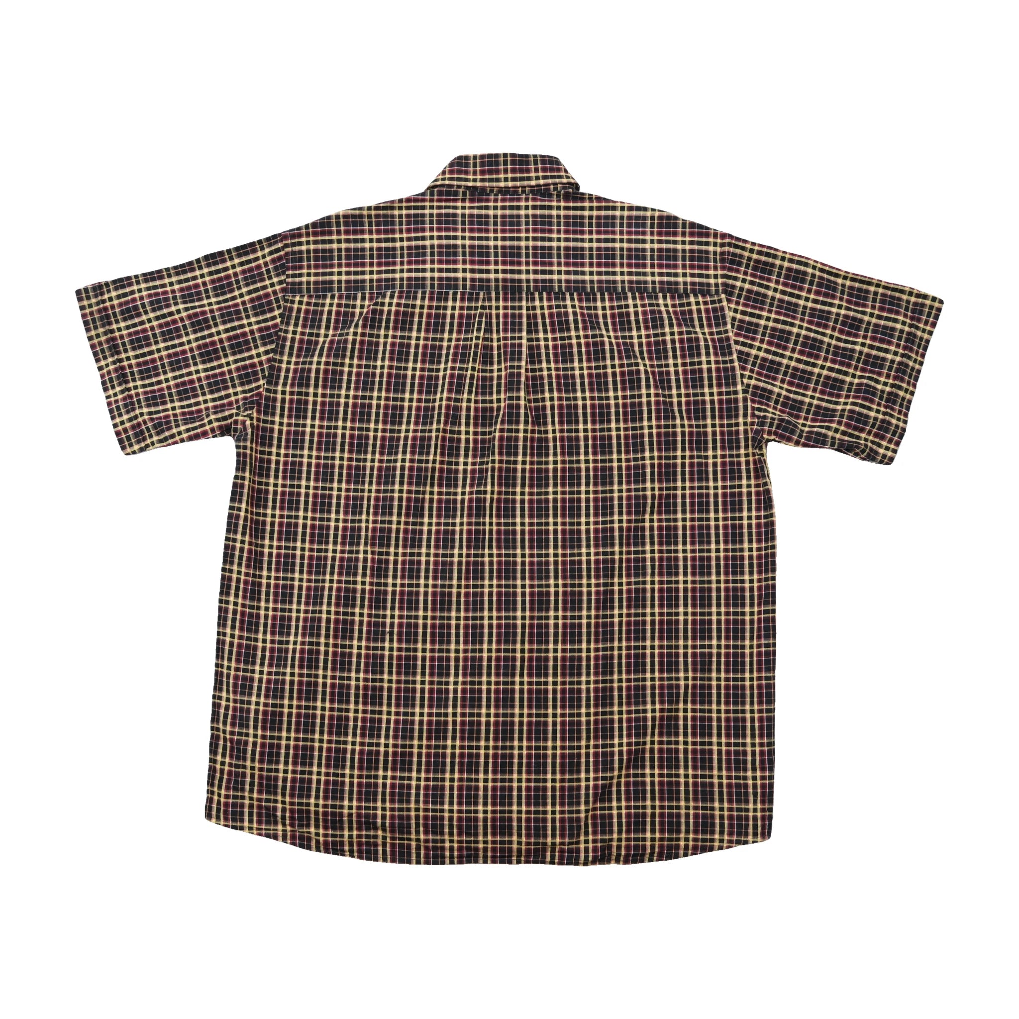 Commander Classic Plaid Cotton Short Sleeve Shirt