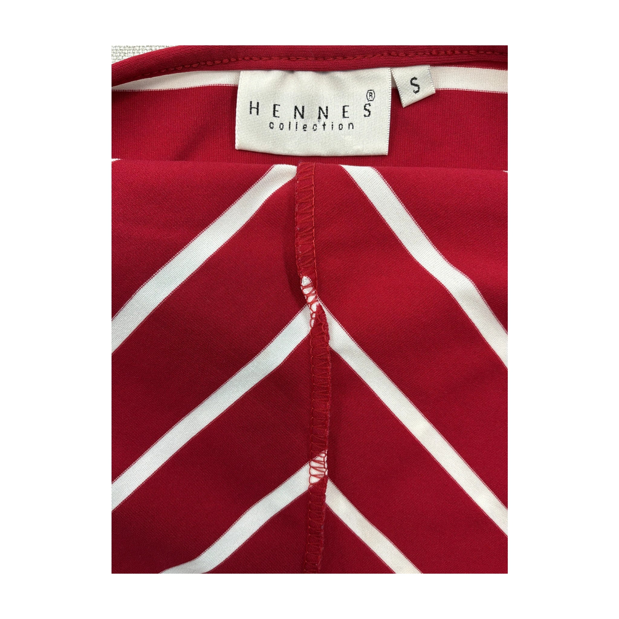 Red Striped Halter Top