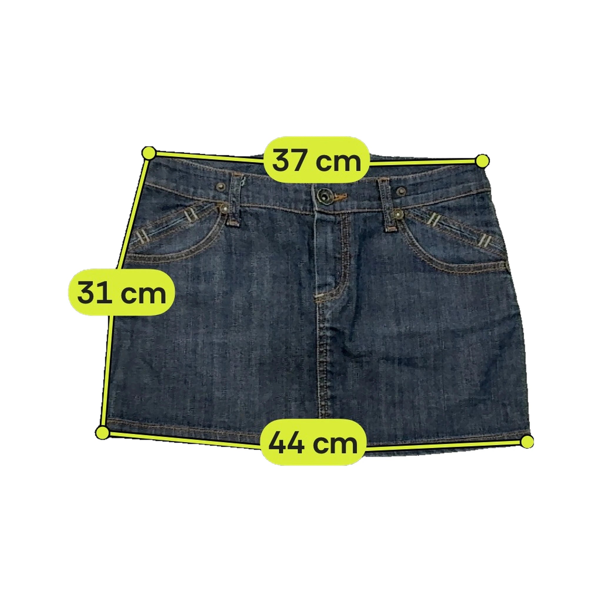 Liu Jo LIU JEANS Stretch Cotton Dark Wash Denim Mini Skirt