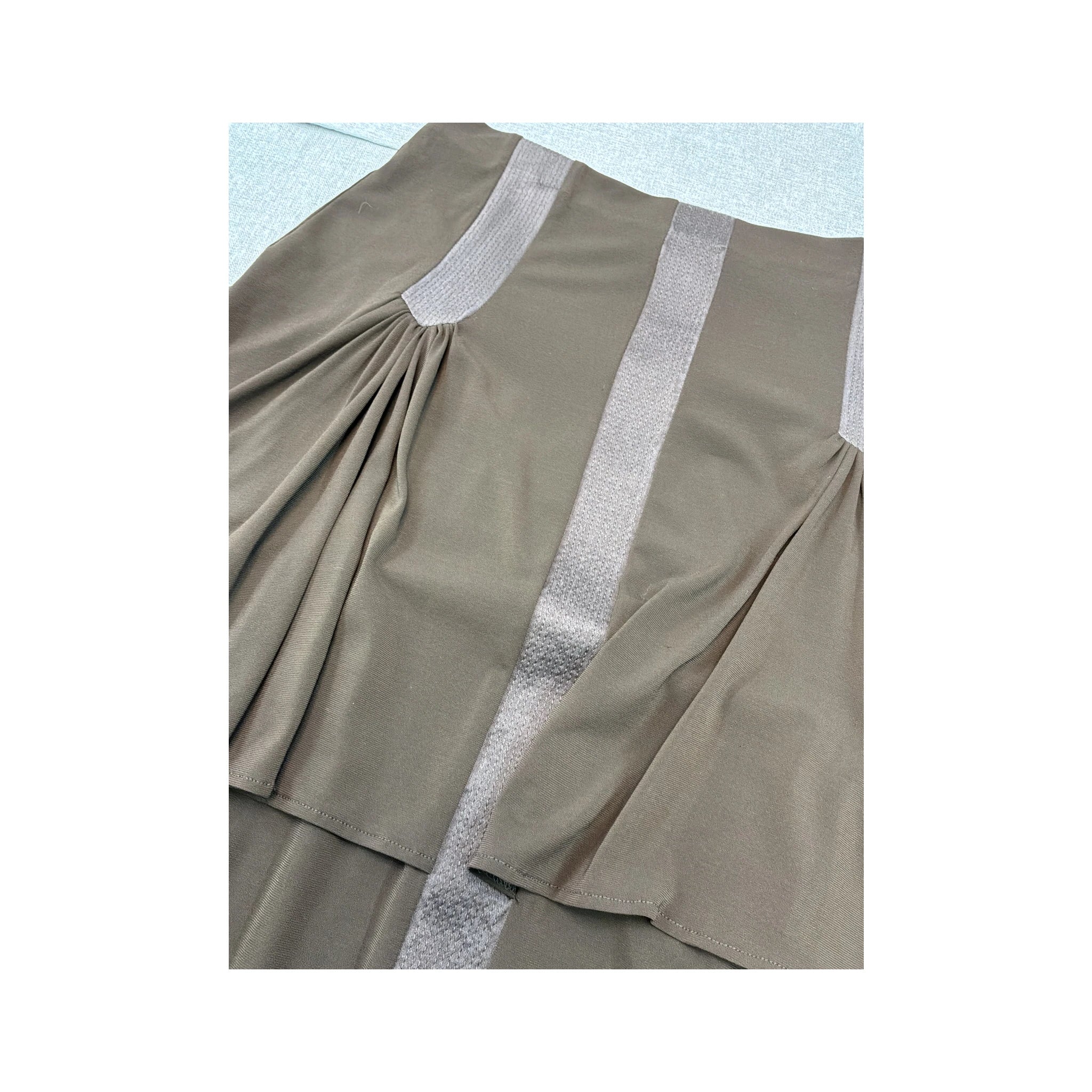 Intrend Layered Brown Midi Skirt