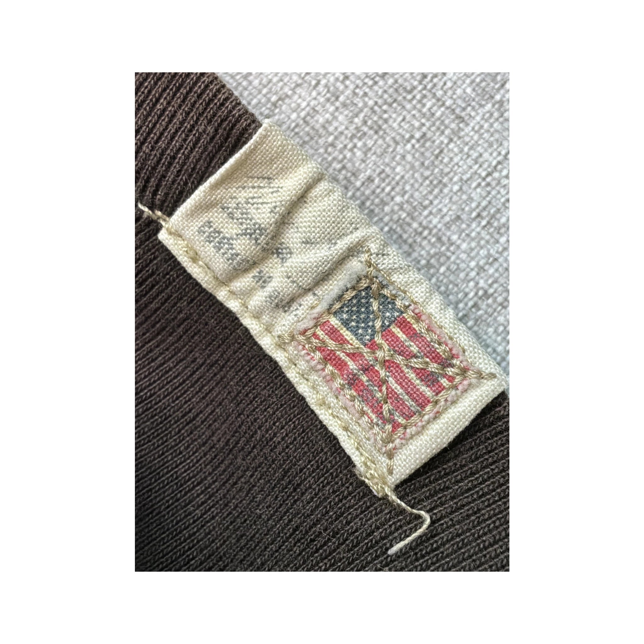 Camisola Denim & Supply Ralph Lauren em algodão com gola Xaile e estampado Southwestern