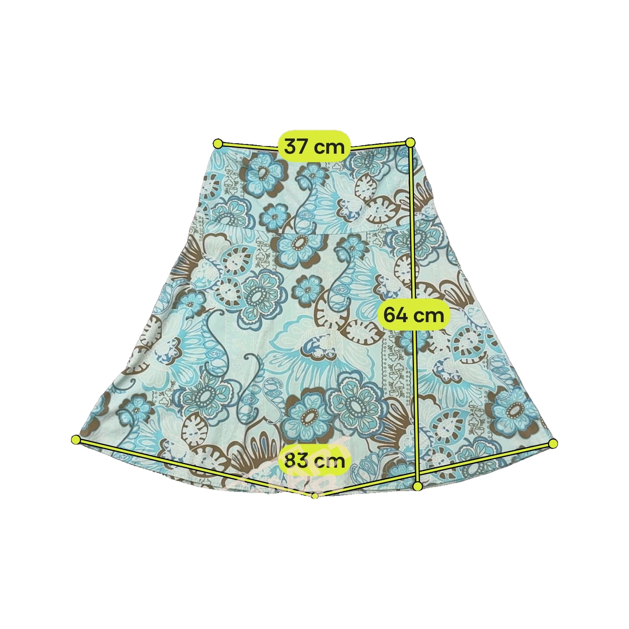 Mini saia Linha a Esprit floral