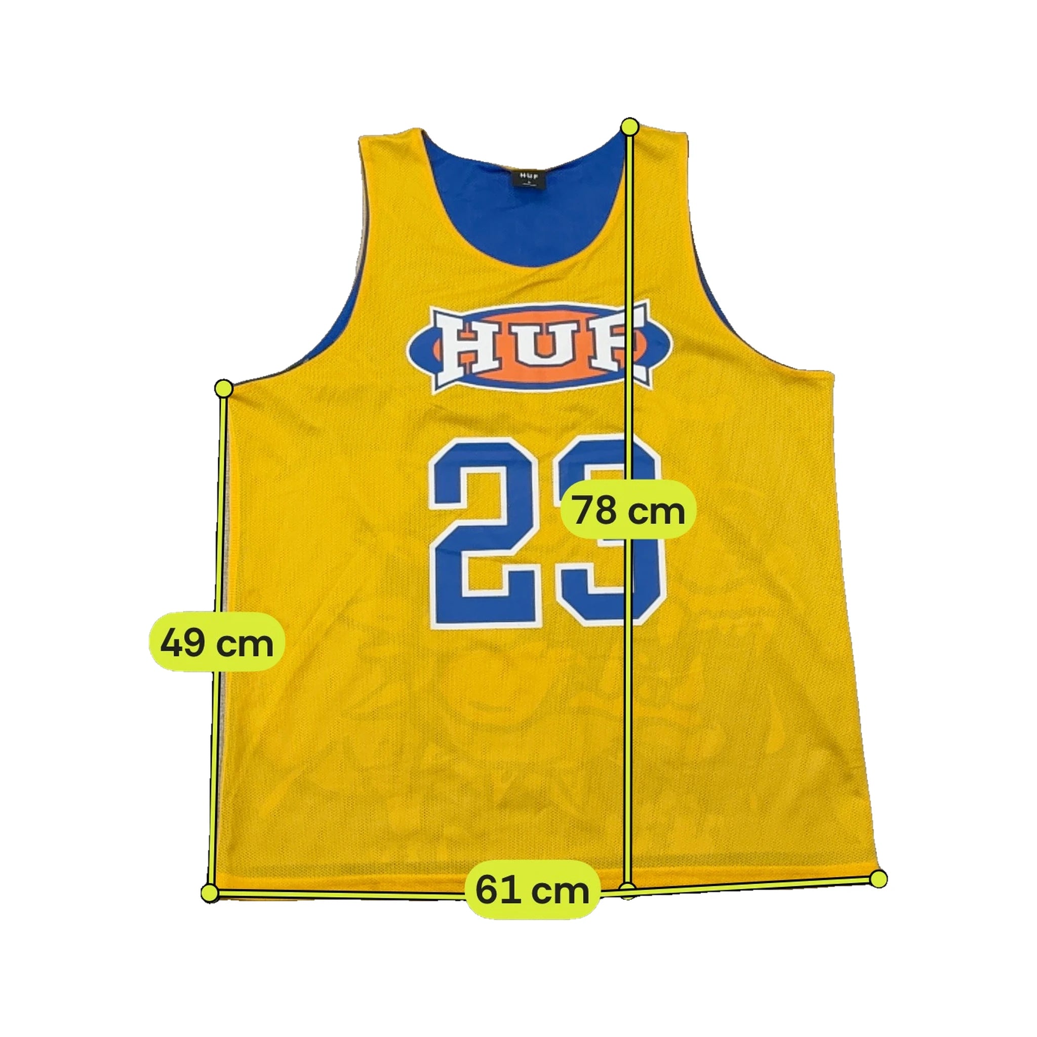 HUF Reversible Graphic Mesh Basketball Tank Top