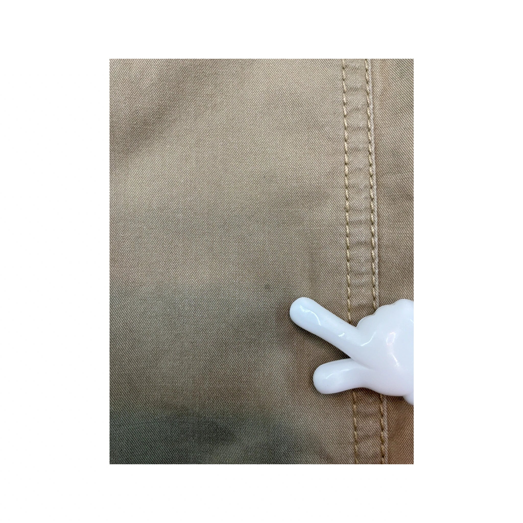 Diesel Beige Logo Embroidered Midi Skirt