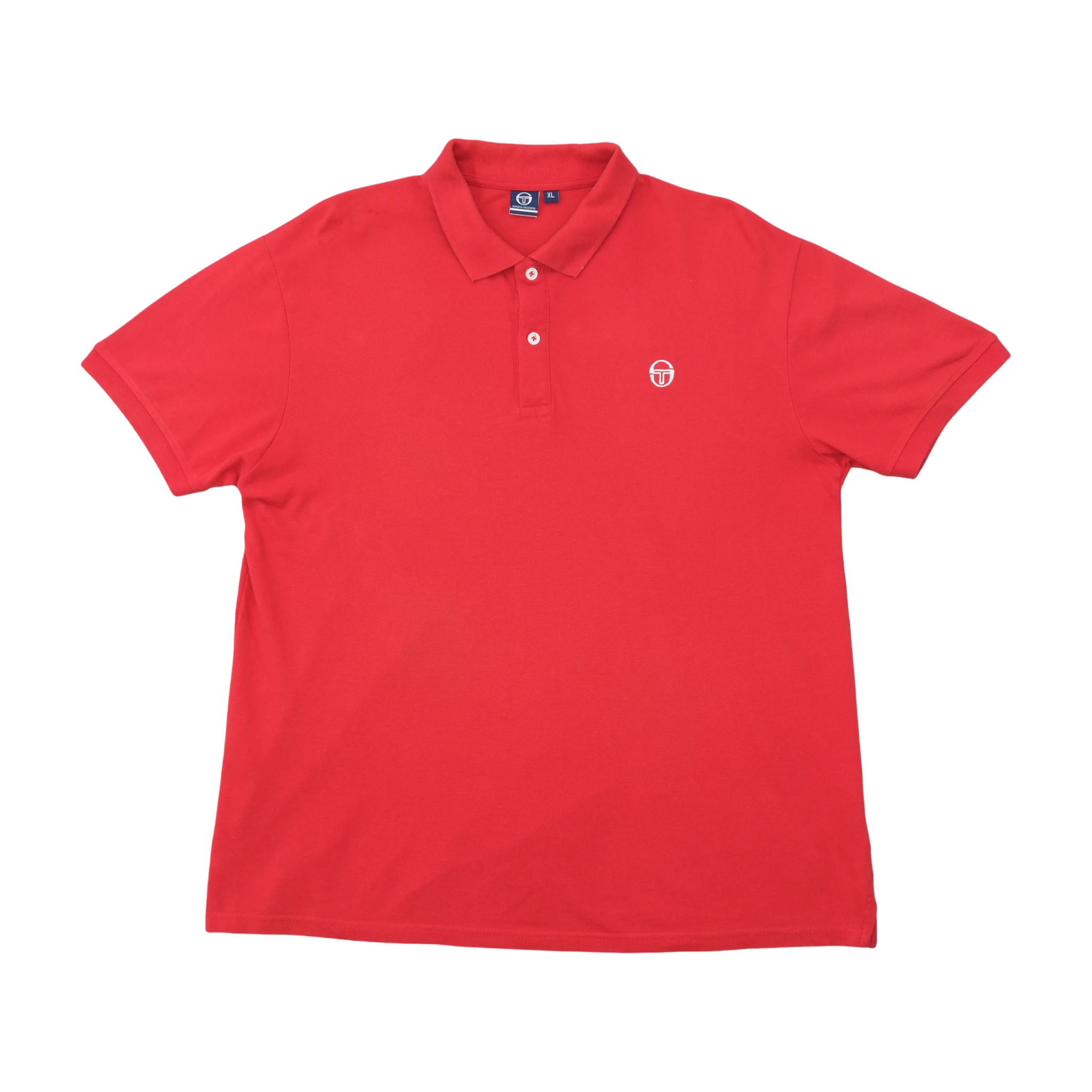 Polo Sergio Tacchini em algodão com logótipo Bordado