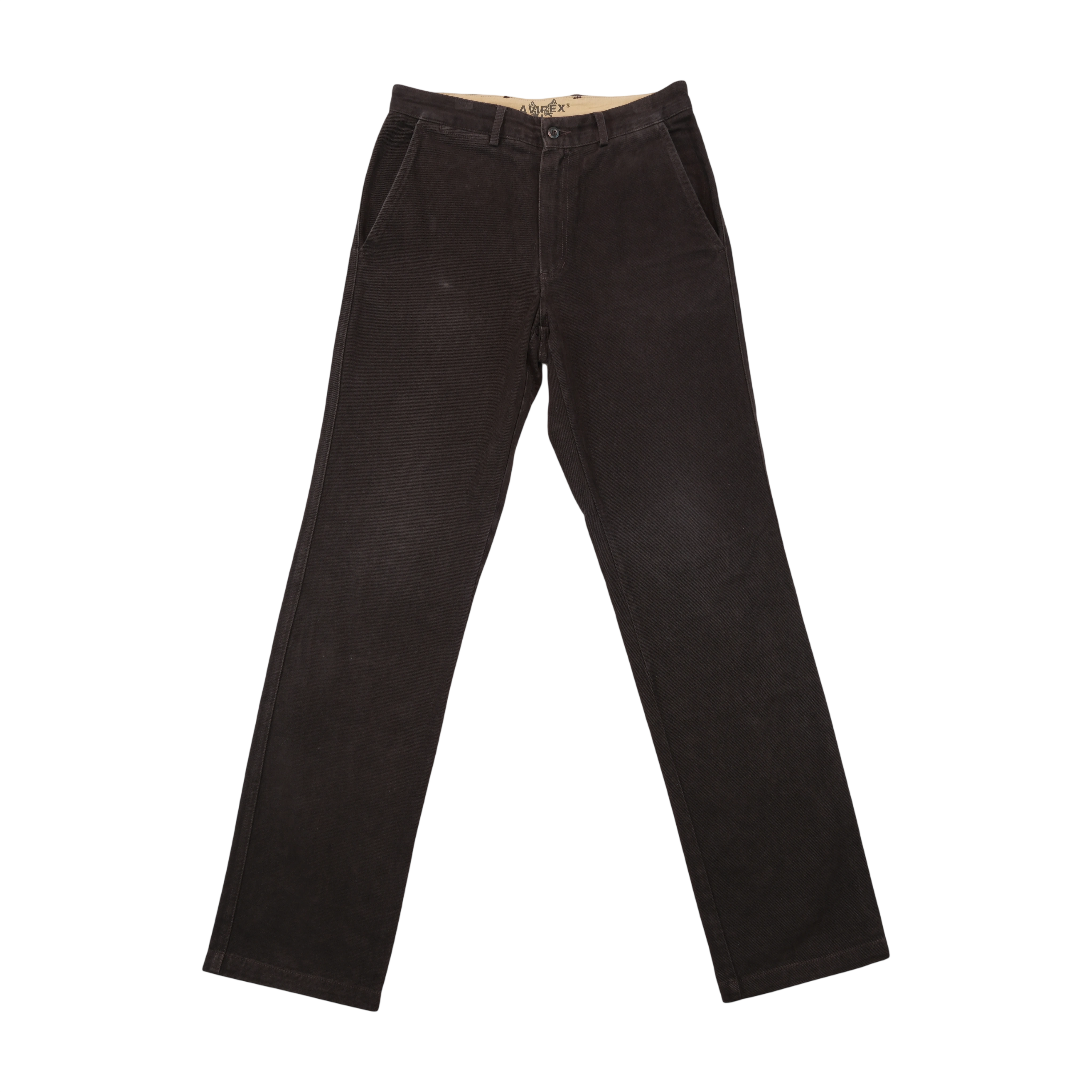 Avirex Vintage Dark Brown Cotton Chinos