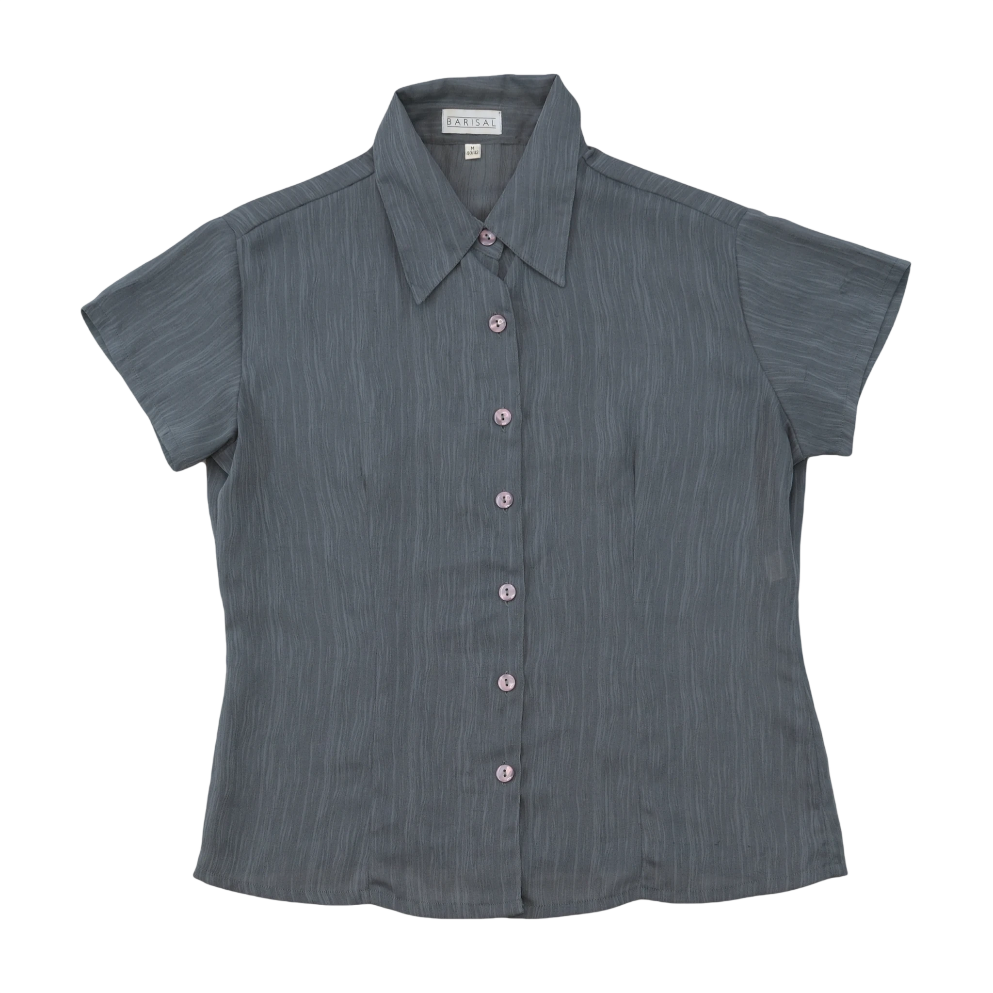 Barisal Textured Short Sleeve Button-Up Shirt