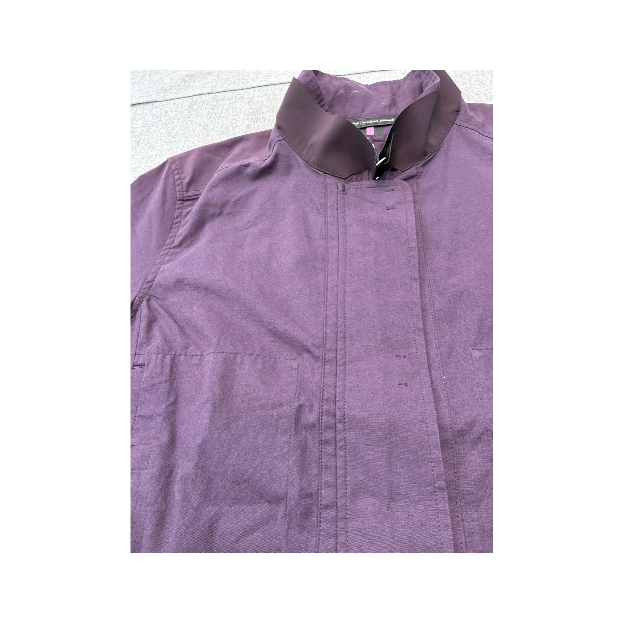 Marithé François Girbaud Cotton Cropped Zip Jacket