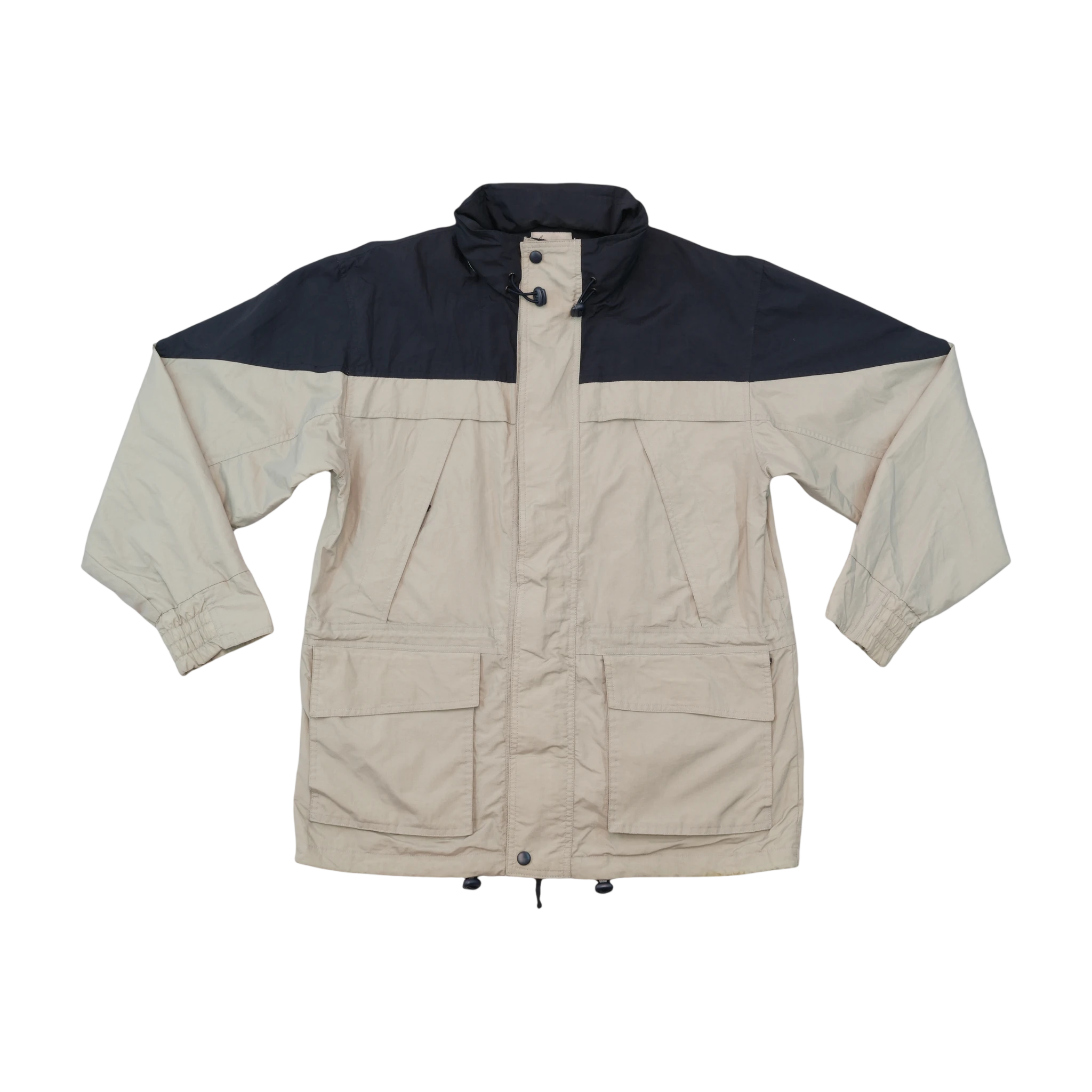 Vintage Two-Tone Utility Outdoor Jacket