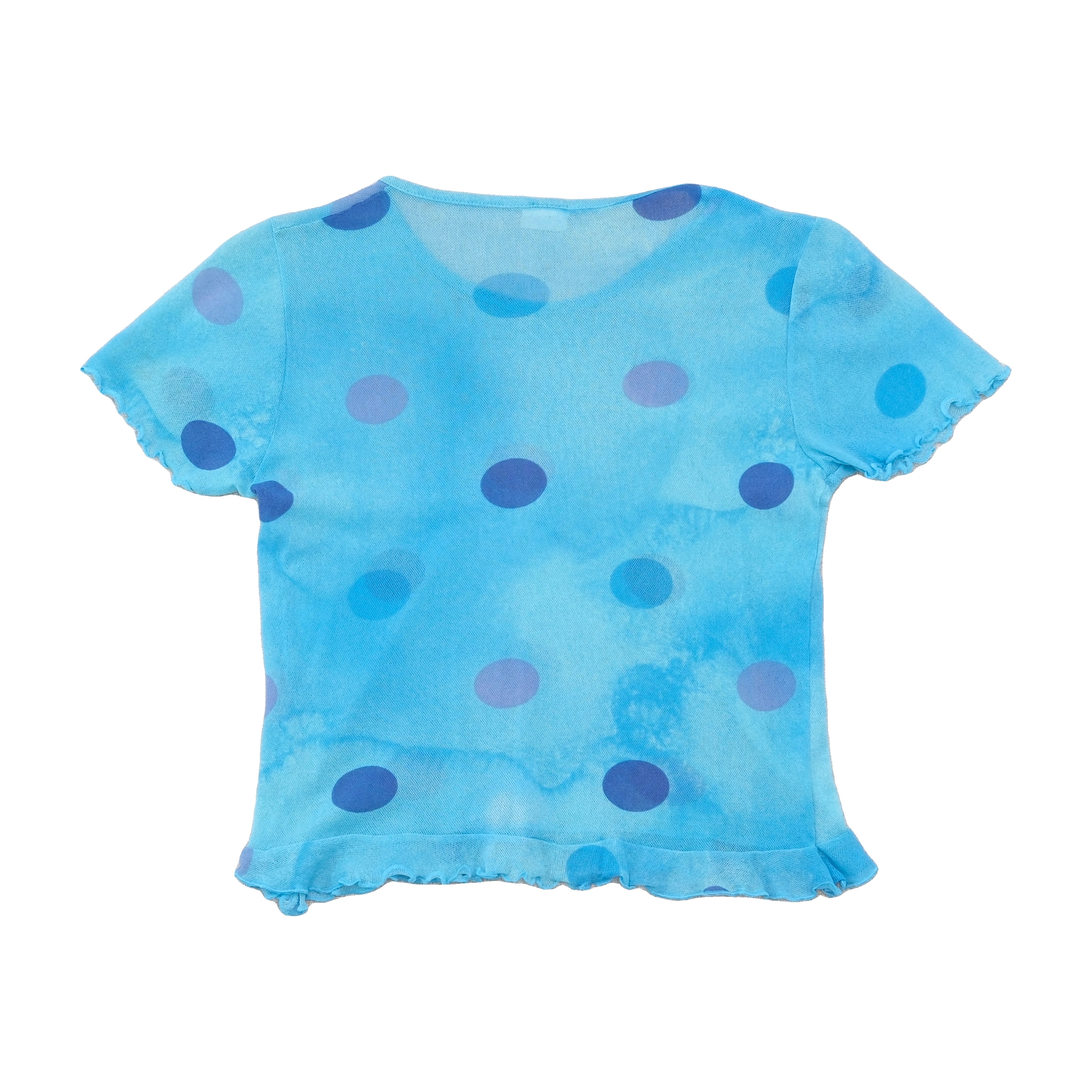 Blue Seven Sheer Polka Dot Mesh T-shirt (Repriced)