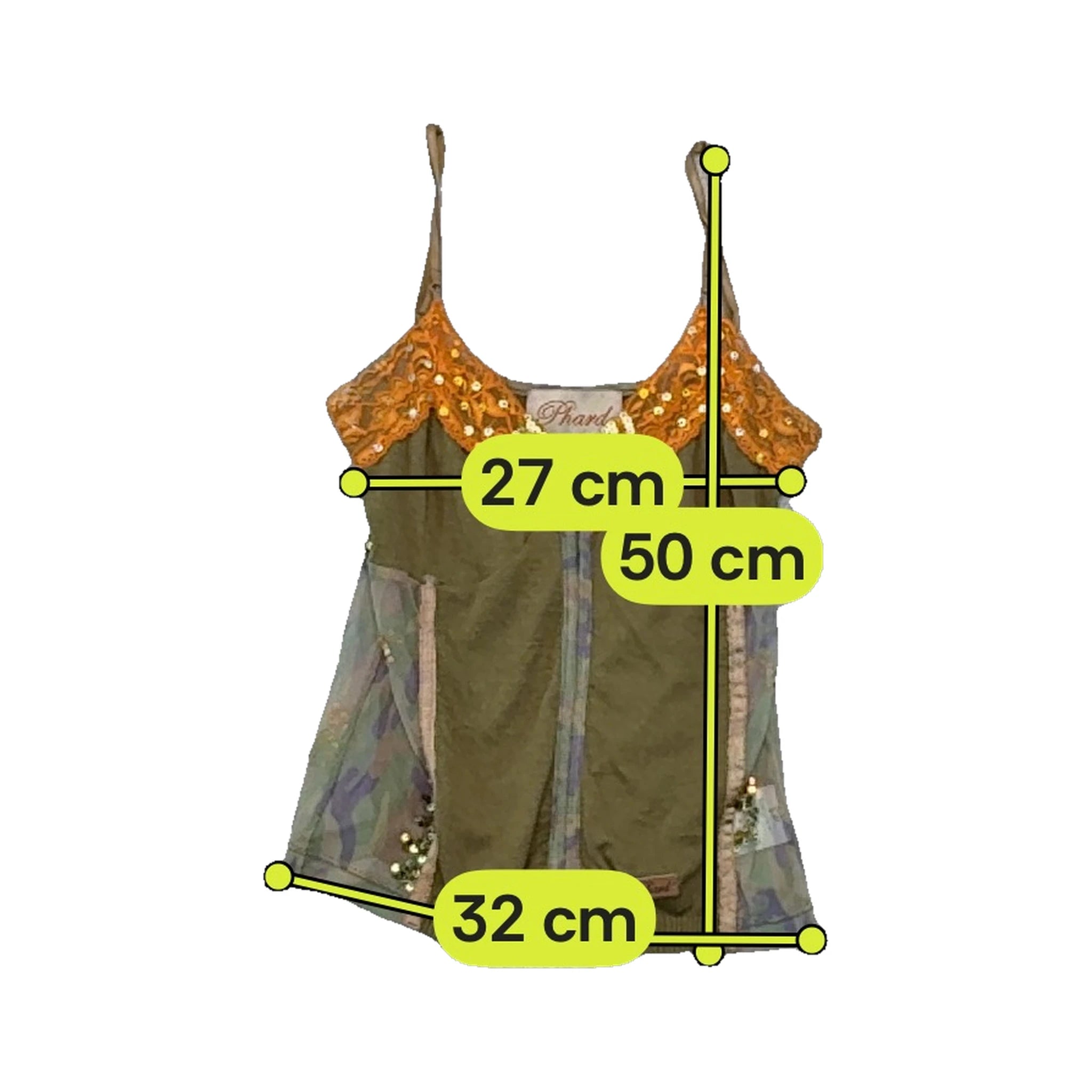 Phard Sequin Lace Camo Mesh Tank Top