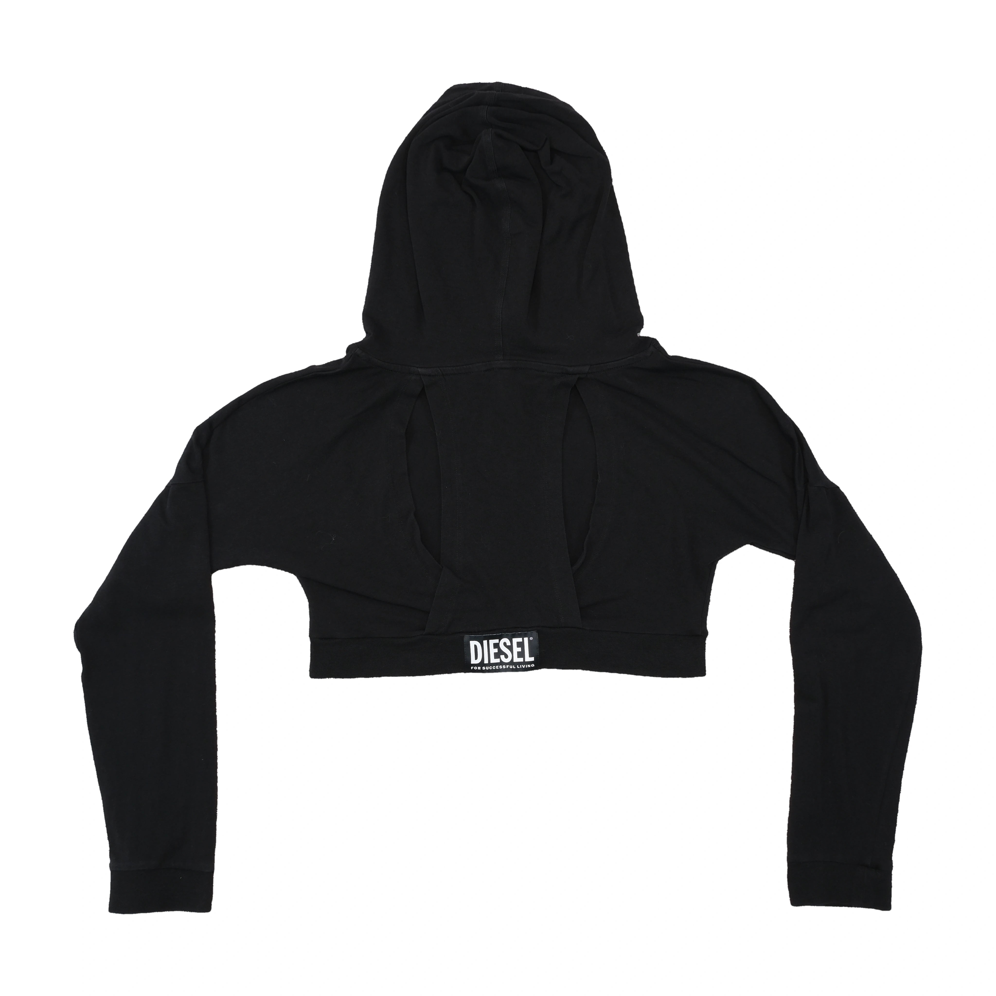 Diesel Cropped Logo Hoodie