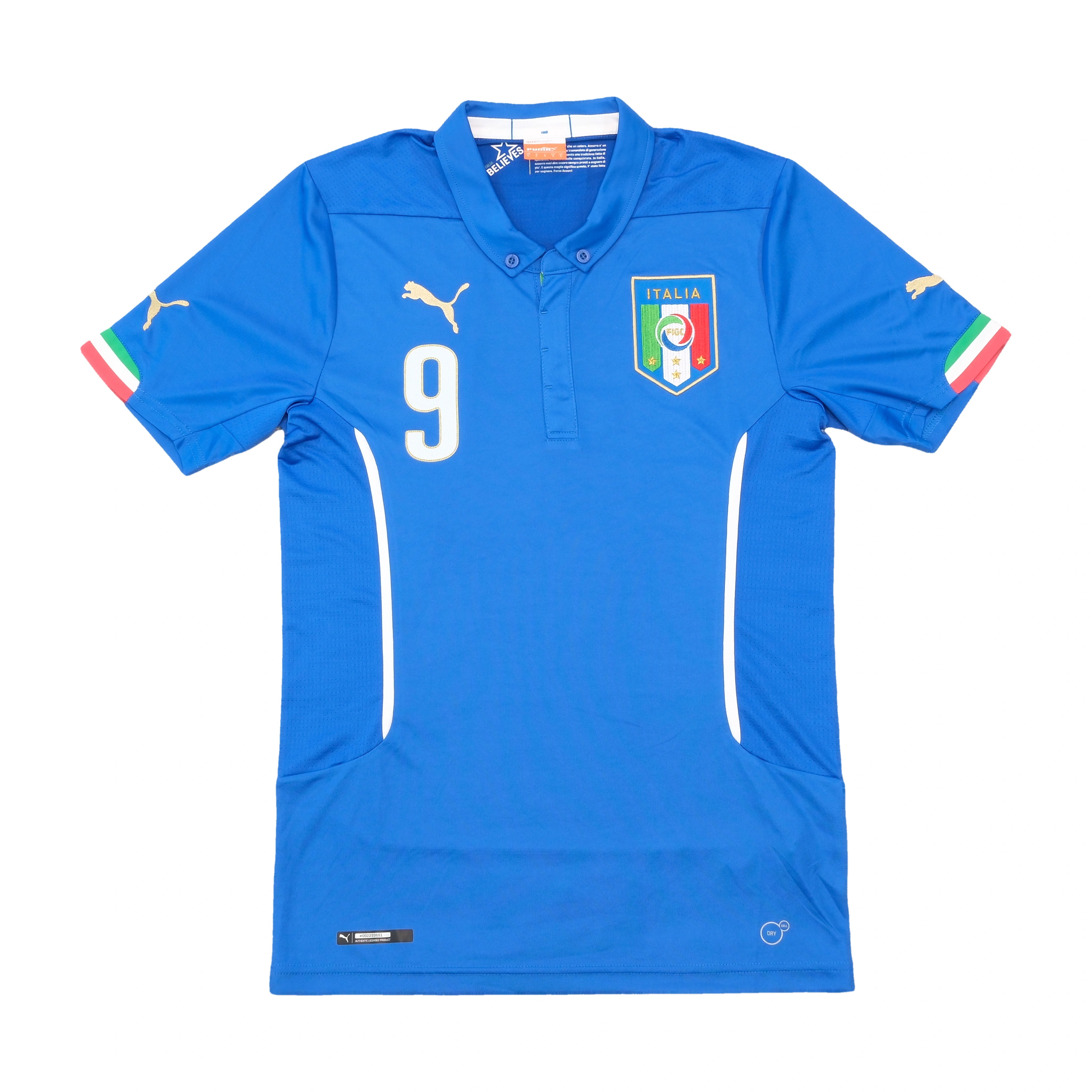 Puma Italy Balotelli #9 Football Jersey Polo