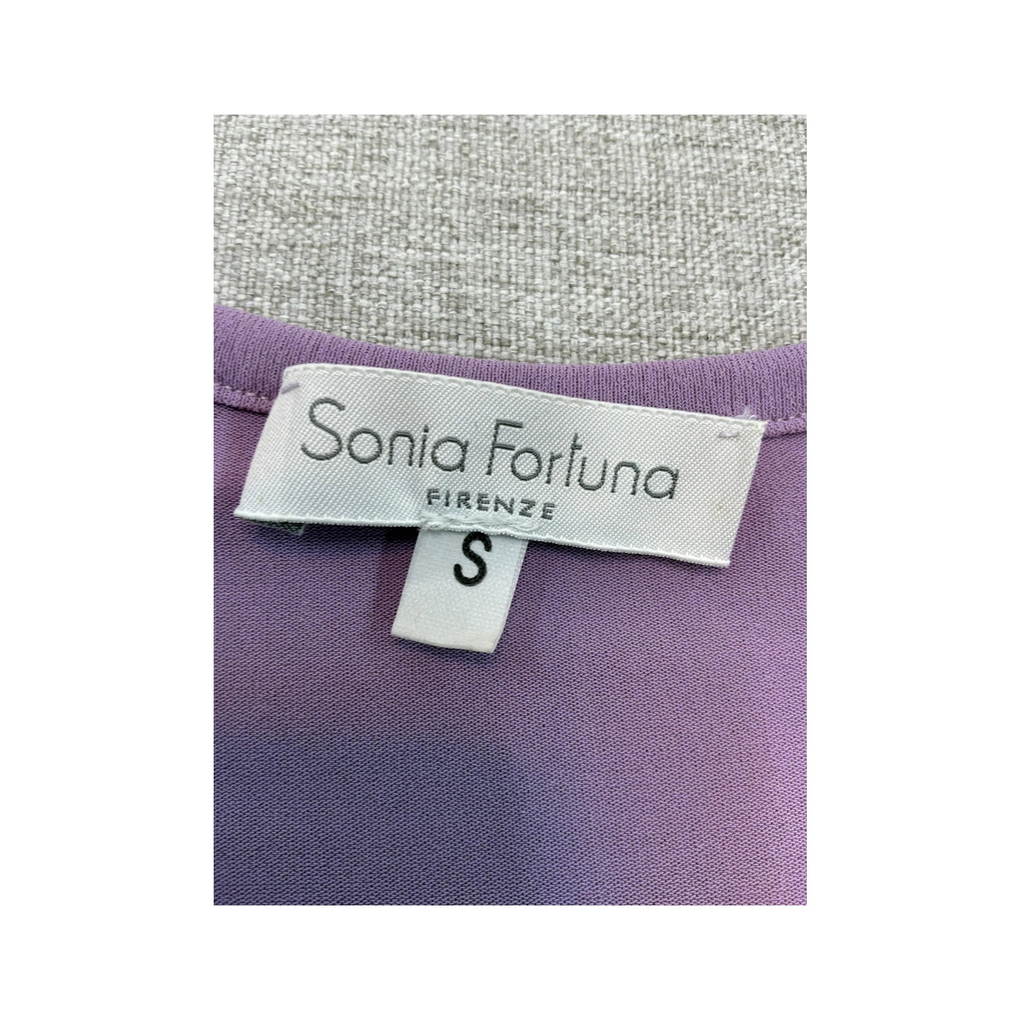 Sonia Fortuna Lavender Tie Front T-shirt (Repriced)