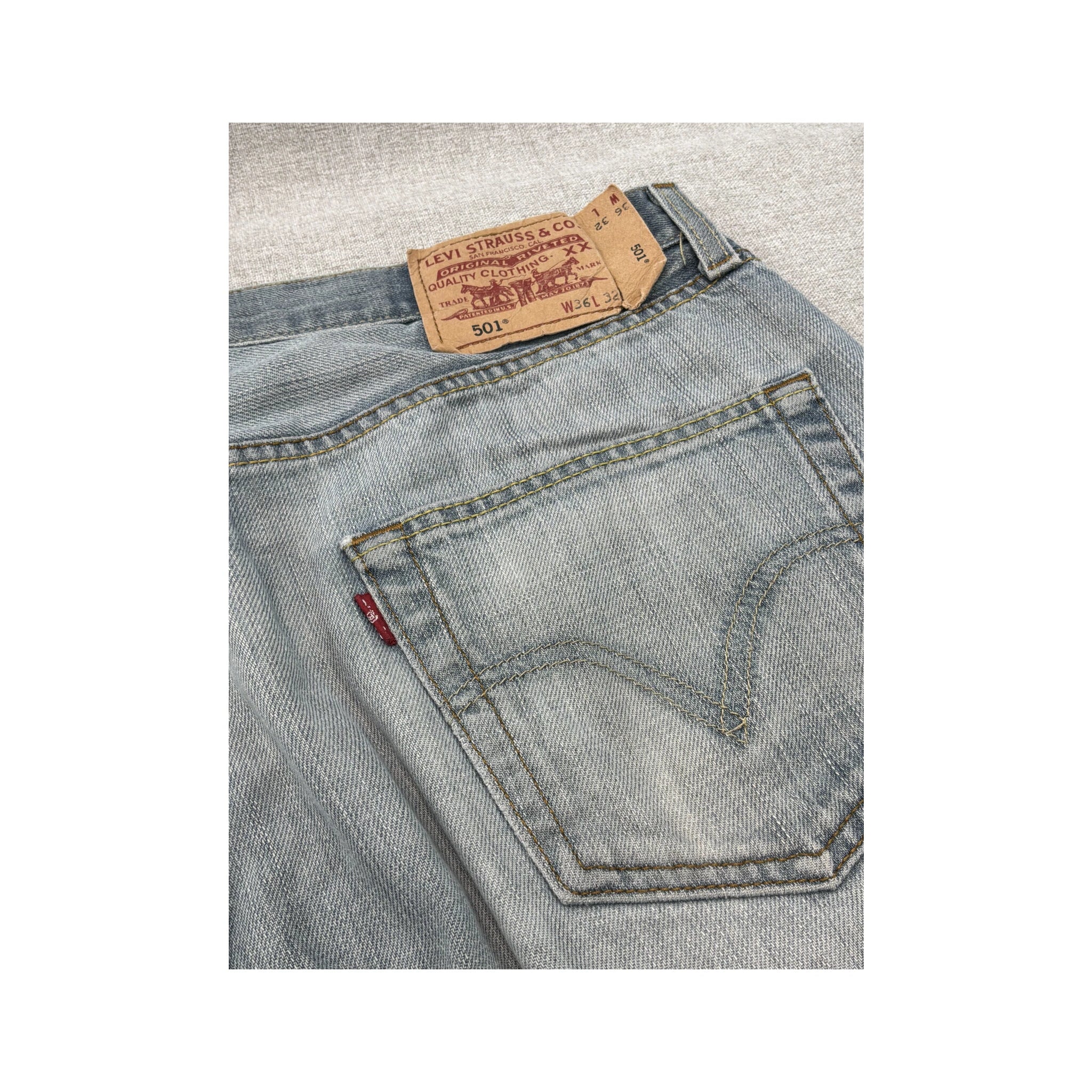 Levi’s 501 Light Wash Denim Jeans