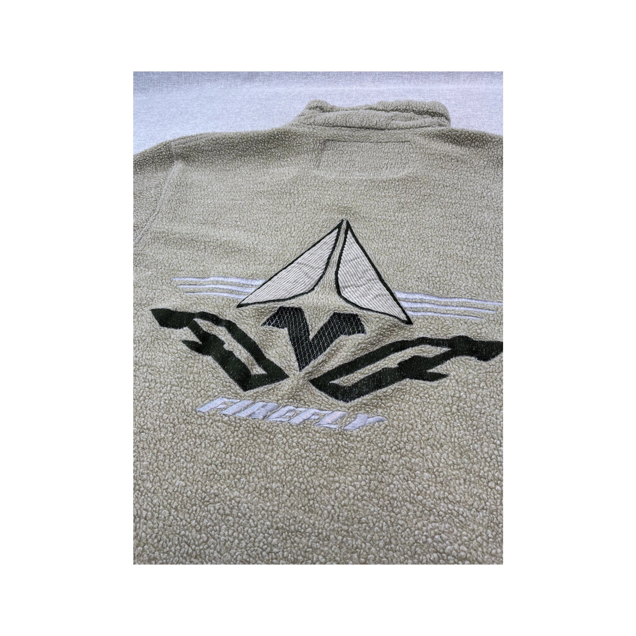 Fire Fly Vintage Embroidered Quarter Zip Fleece