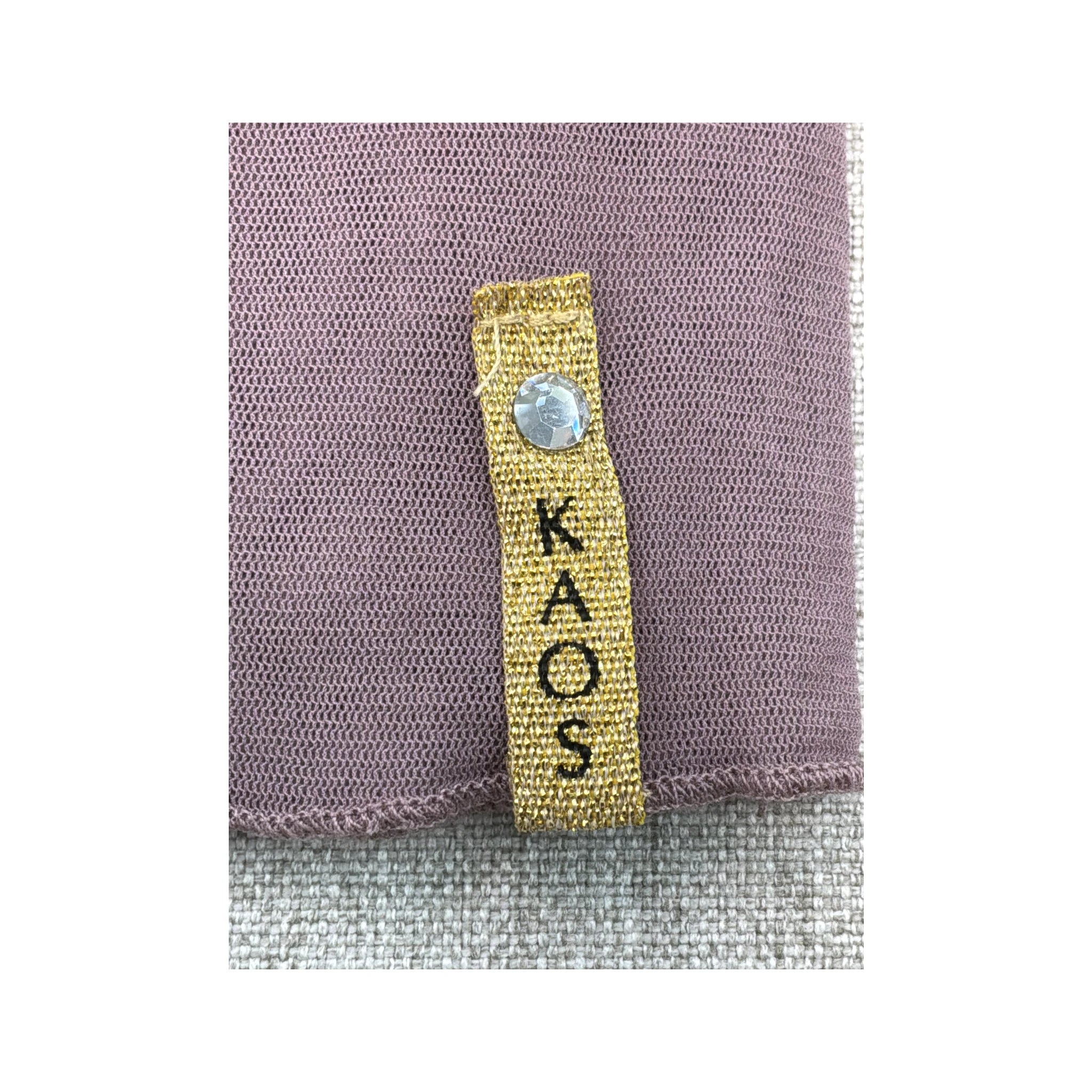 KAOS Ruched Cotton Spaghetti Strap Blouse (repriced)