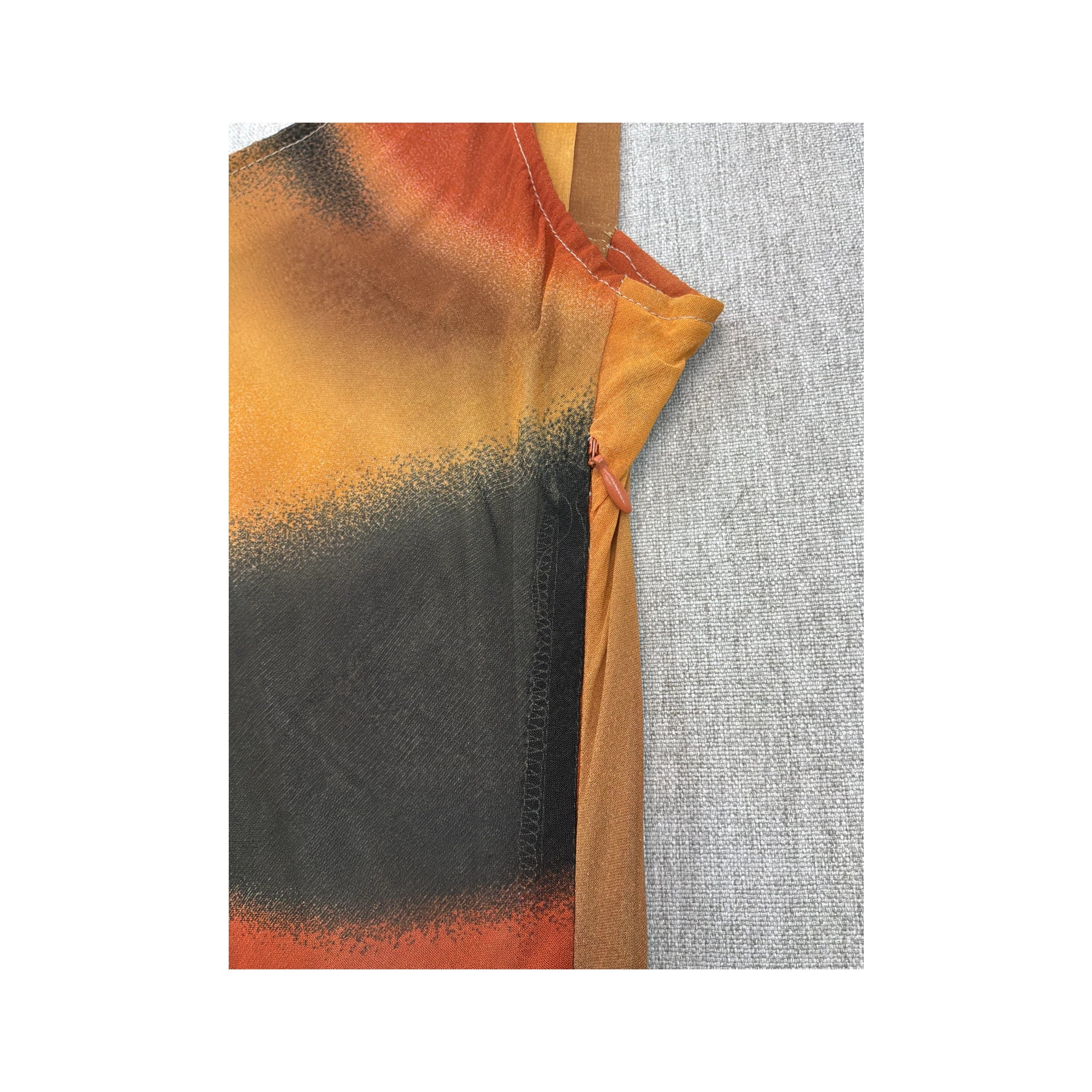 Luca Osa Abstract Print Viscose Slip Dress